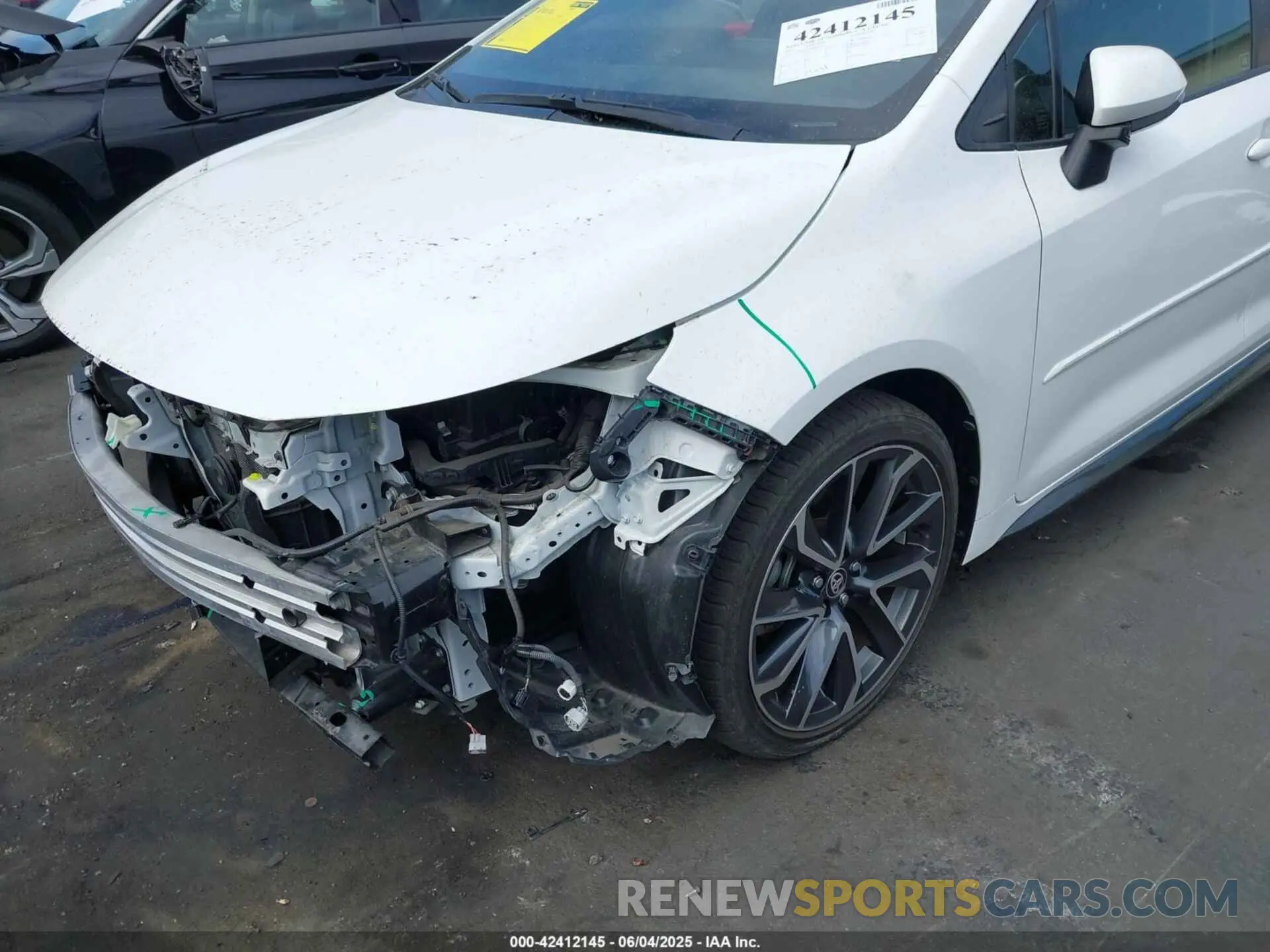 19 fotografías del automóvil dañado JTDP4MCE2MJ063621 TOYOTA COROLLA 2021