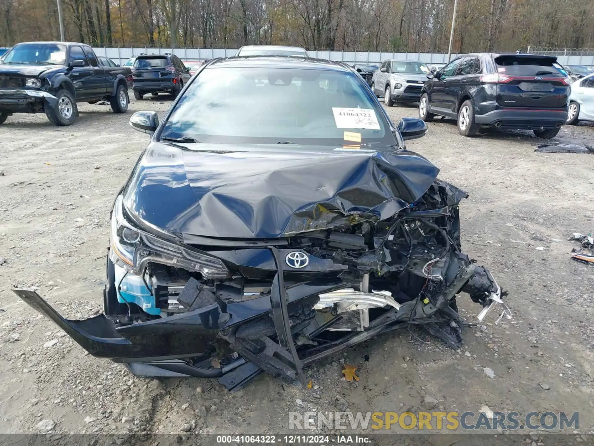 12 fotografías del automóvil dañado JTDP4MCE2MJ069872 TOYOTA COROLLA 2021