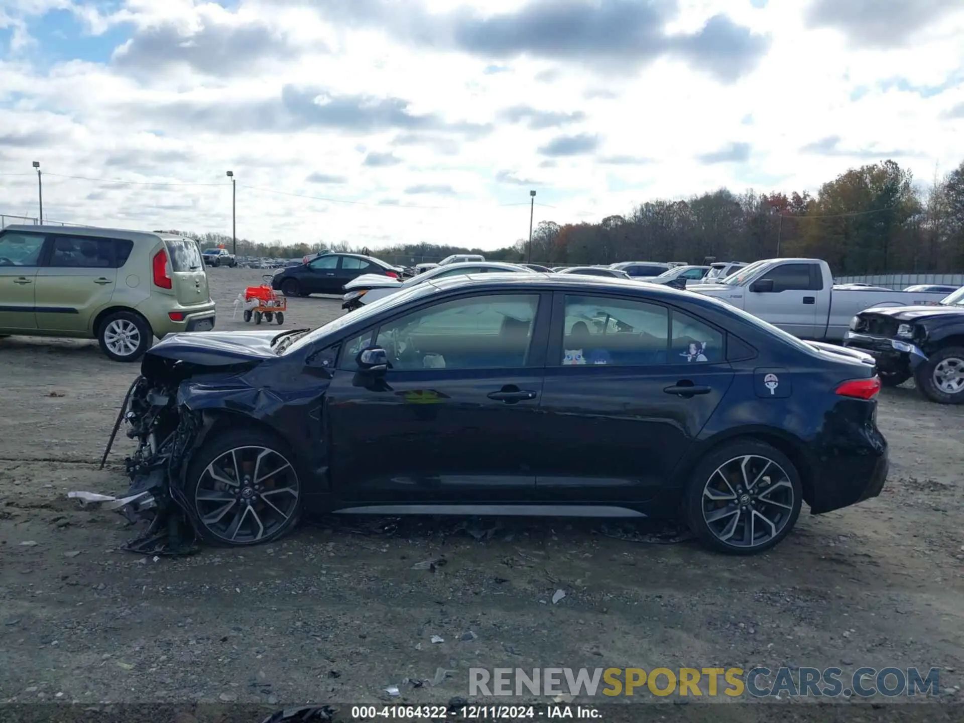 14 fotografías del automóvil dañado JTDP4MCE2MJ069872 TOYOTA COROLLA 2021
