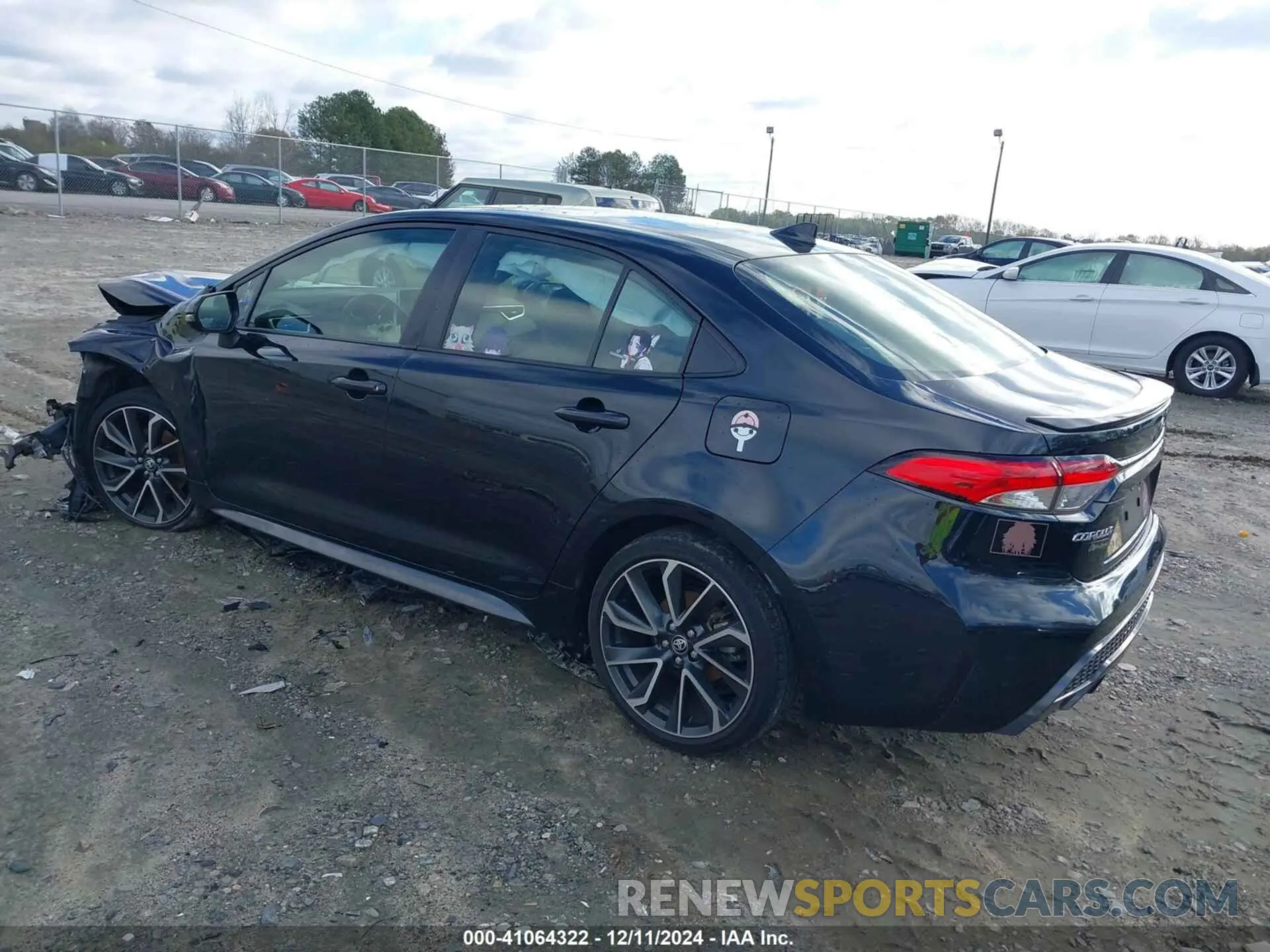 3 fotografías del automóvil dañado JTDP4MCE2MJ069872 TOYOTA COROLLA 2021