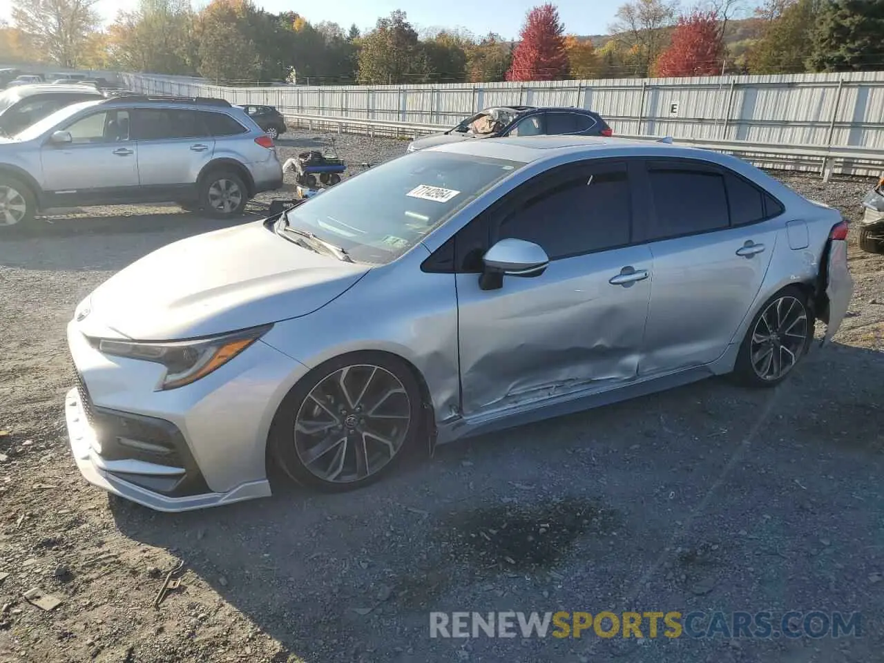 1 fotografías del automóvil dañado JTDP4MCE3MJ058279 TOYOTA COROLLA 2021