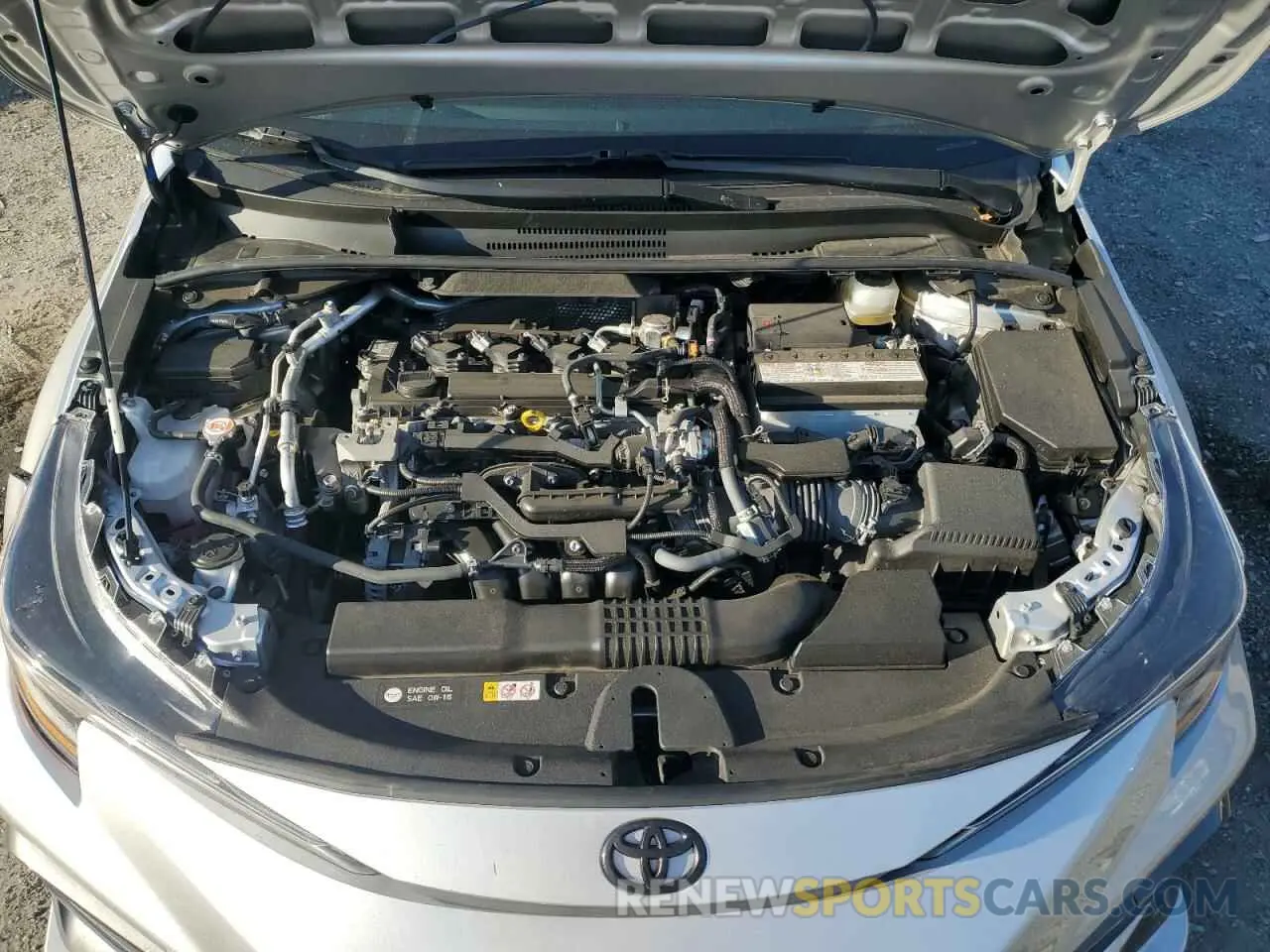 11 fotografías del automóvil dañado JTDP4MCE3MJ058279 TOYOTA COROLLA 2021