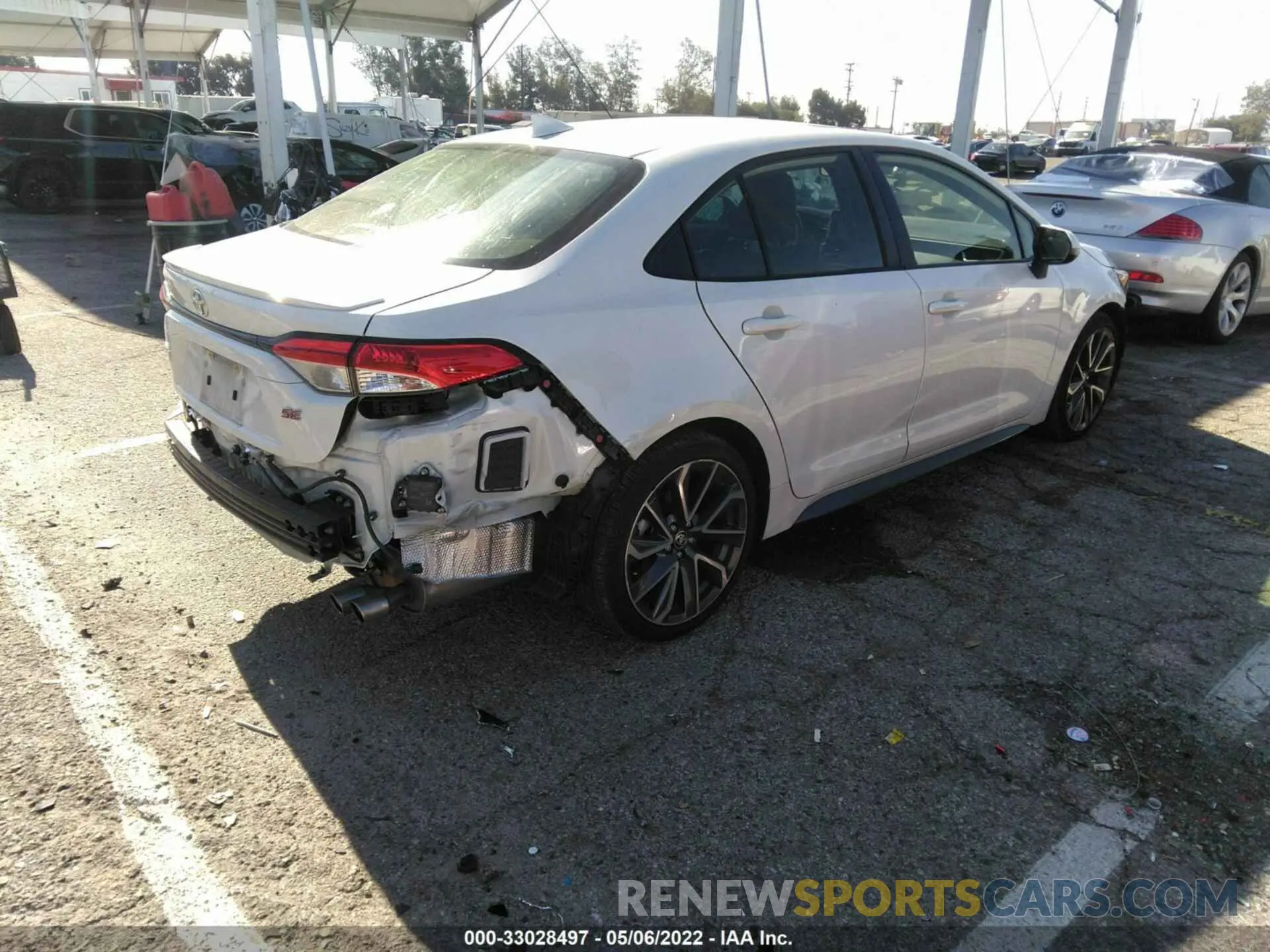 4 fotografías del automóvil dañado JTDP4MCE3MJ060954 TOYOTA COROLLA 2021