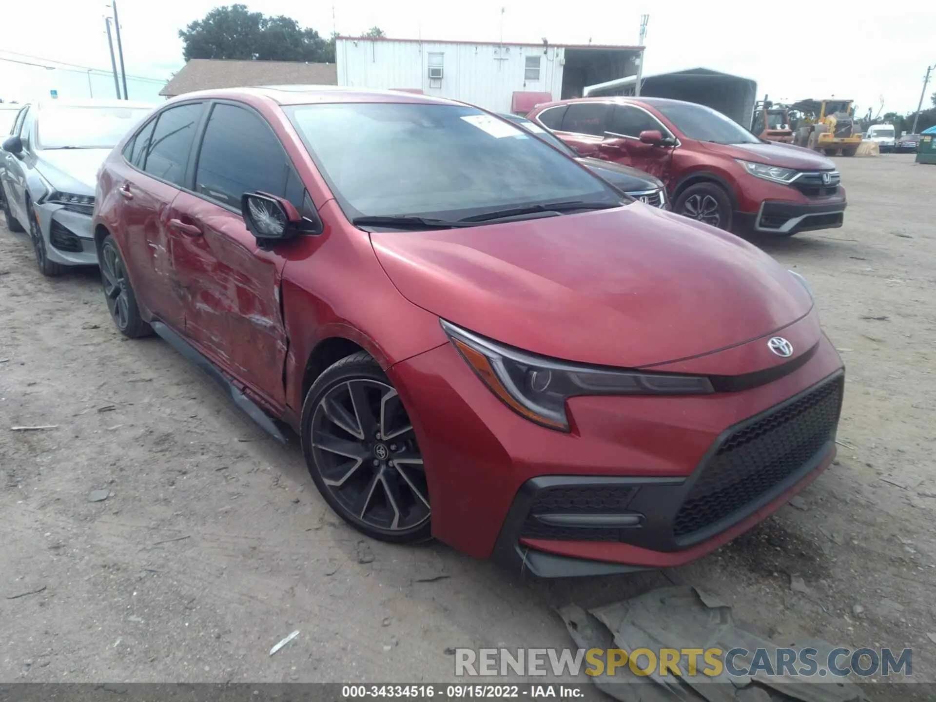 1 fotografías del automóvil dañado JTDP4MCE4MJ054421 TOYOTA COROLLA 2021