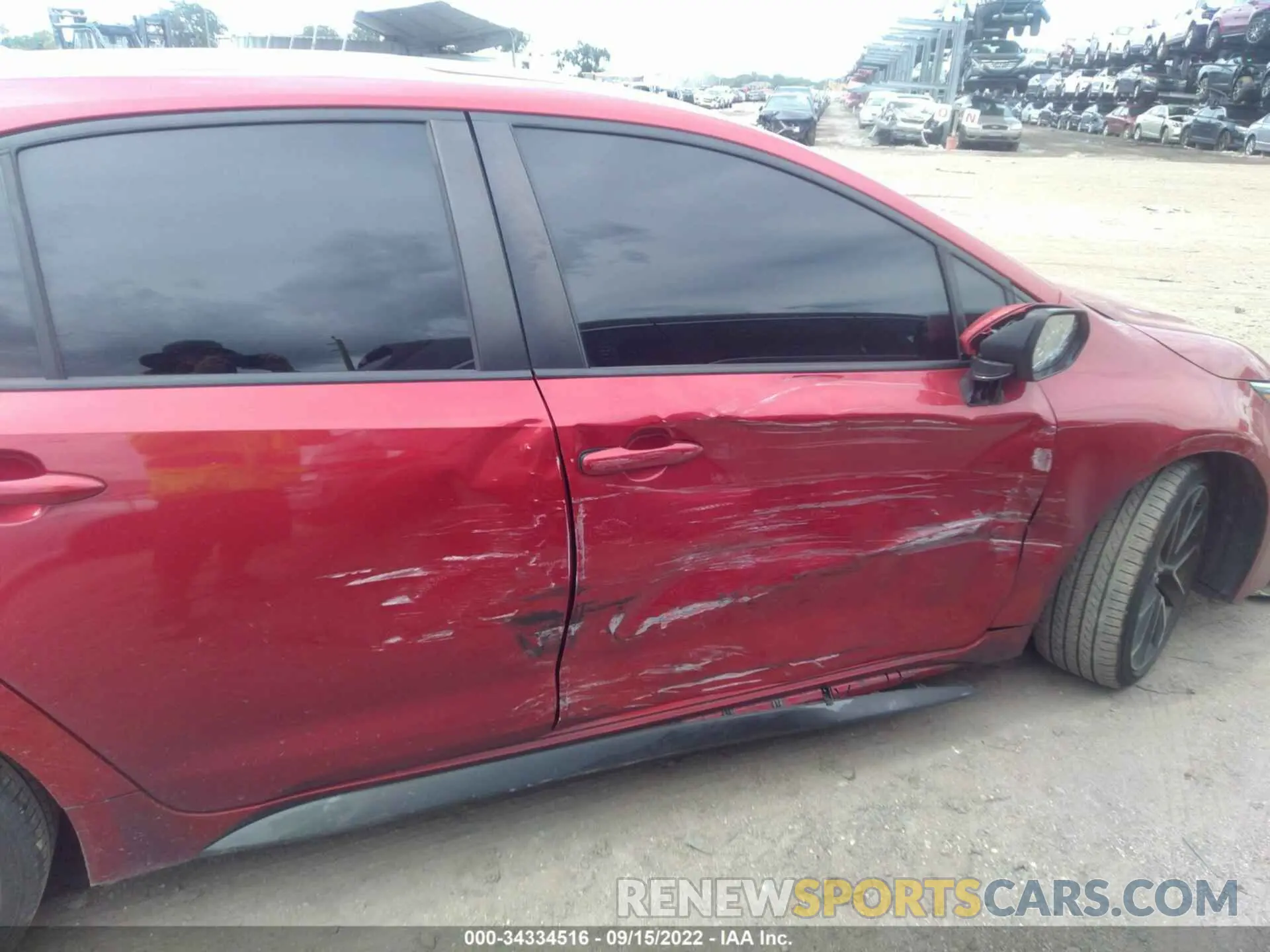 6 fotografías del automóvil dañado JTDP4MCE4MJ054421 TOYOTA COROLLA 2021