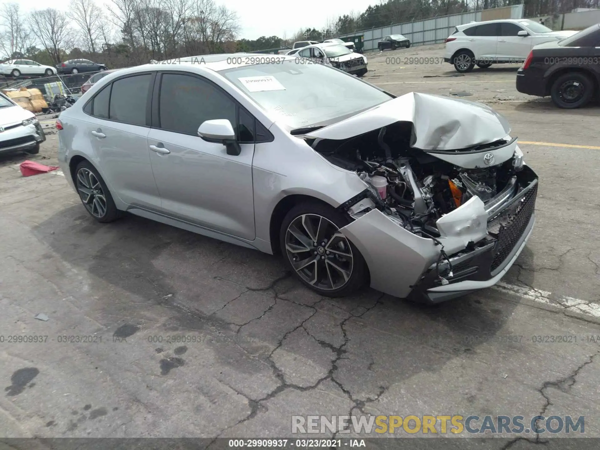 1 fotografías del automóvil dañado JTDP4MCE4MJ067668 TOYOTA COROLLA 2021