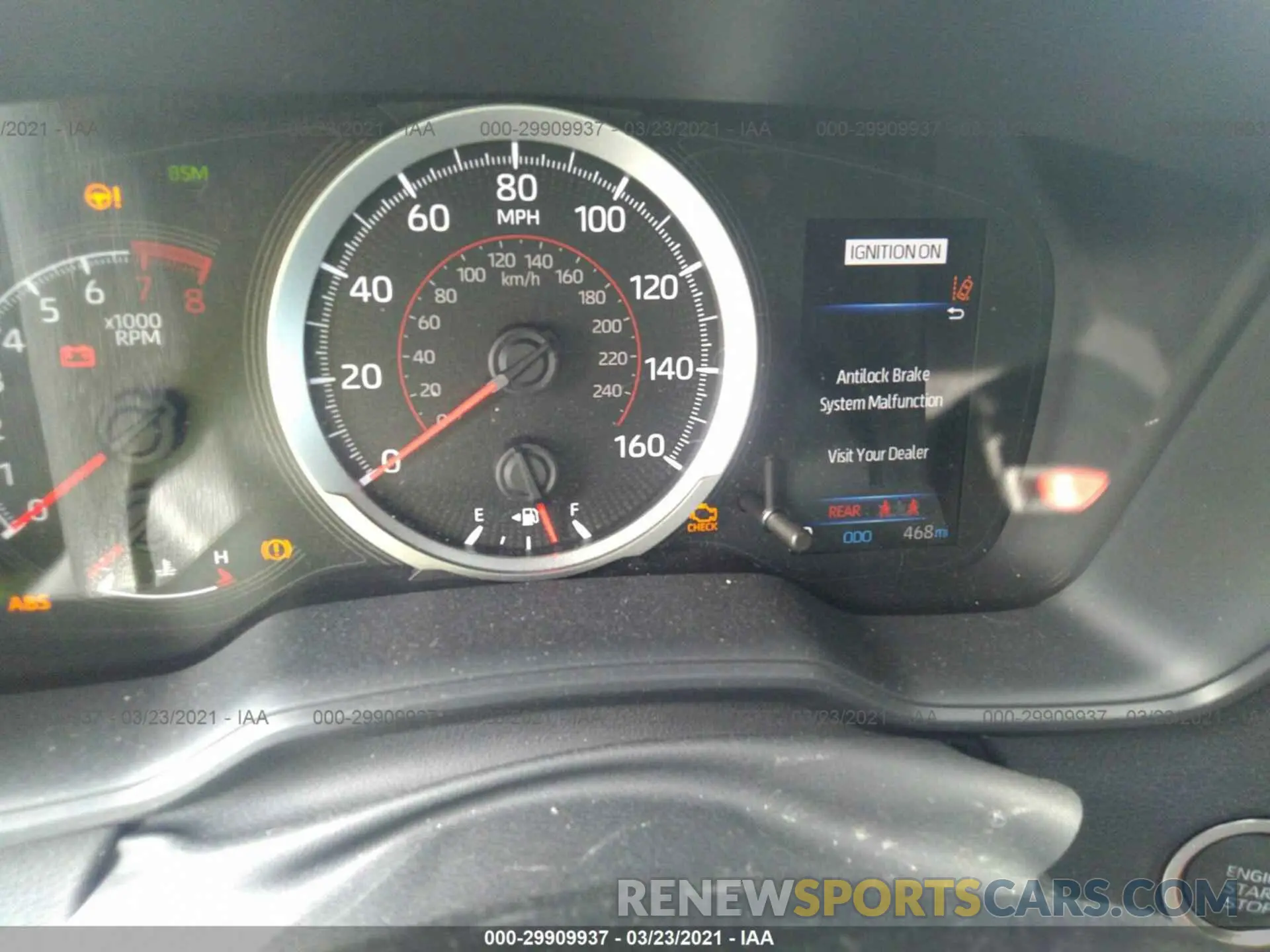 7 fotografías del automóvil dañado JTDP4MCE4MJ067668 TOYOTA COROLLA 2021