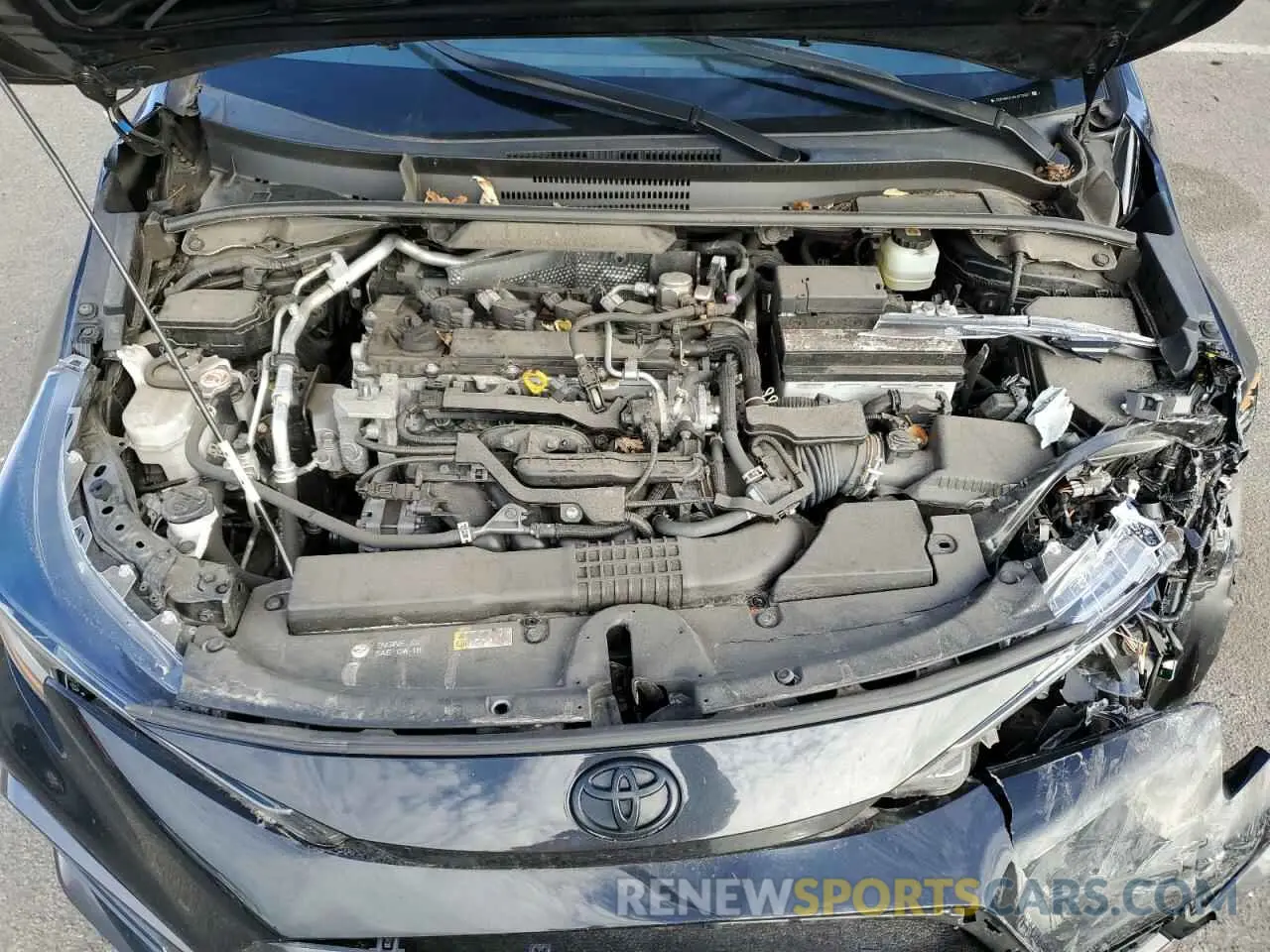 11 fotografías del automóvil dañado JTDP4MCE4MJ072921 TOYOTA COROLLA 2021