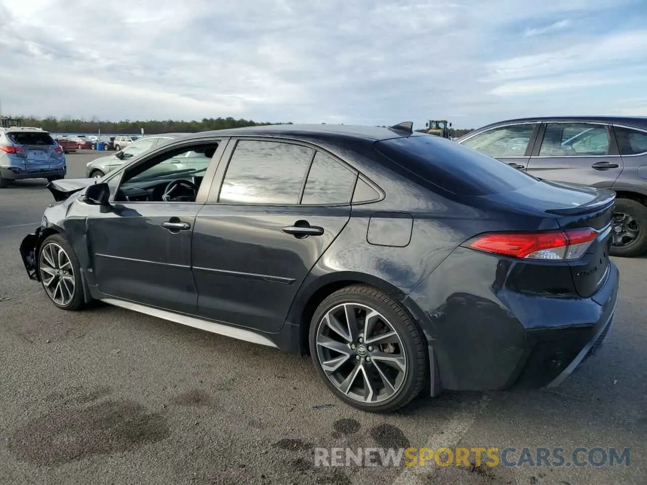 2 fotografías del automóvil dañado JTDP4MCE4MJ072921 TOYOTA COROLLA 2021