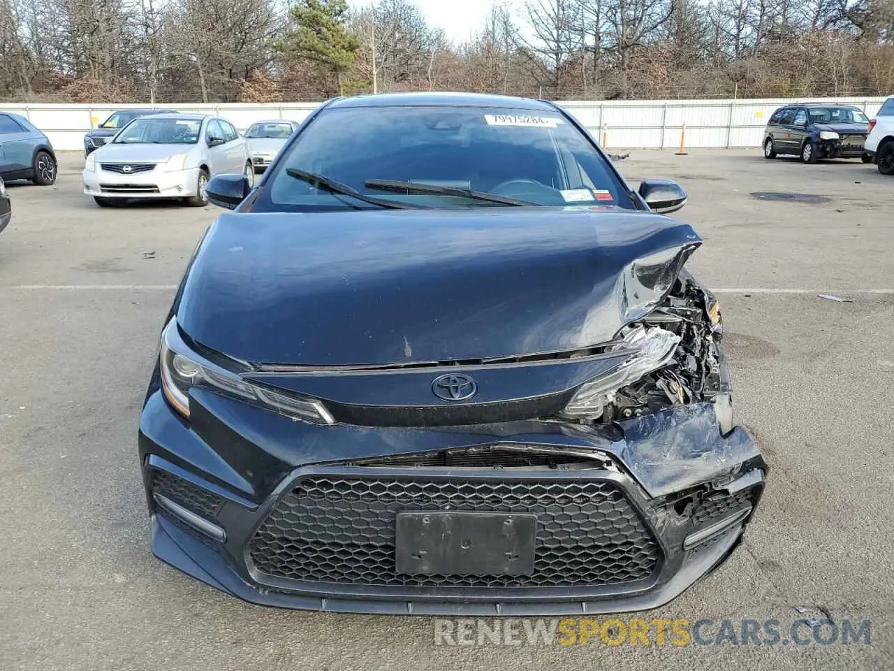 5 fotografías del automóvil dañado JTDP4MCE4MJ072921 TOYOTA COROLLA 2021