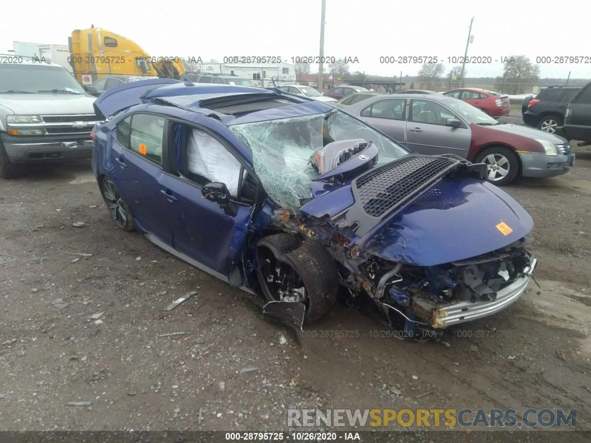 6 fotografías del automóvil dañado JTDP4MCE5MJ058526 TOYOTA COROLLA 2021