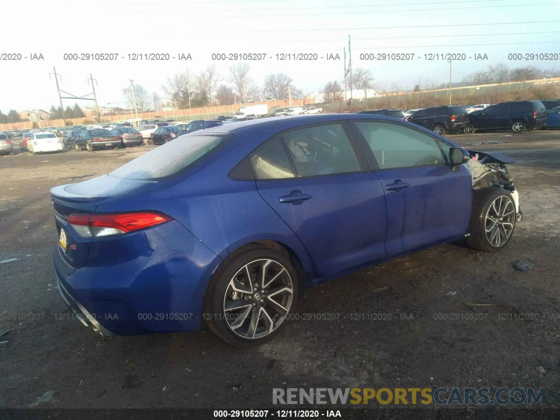 4 fotografías del automóvil dañado JTDP4MCE5MJ059188 TOYOTA COROLLA 2021