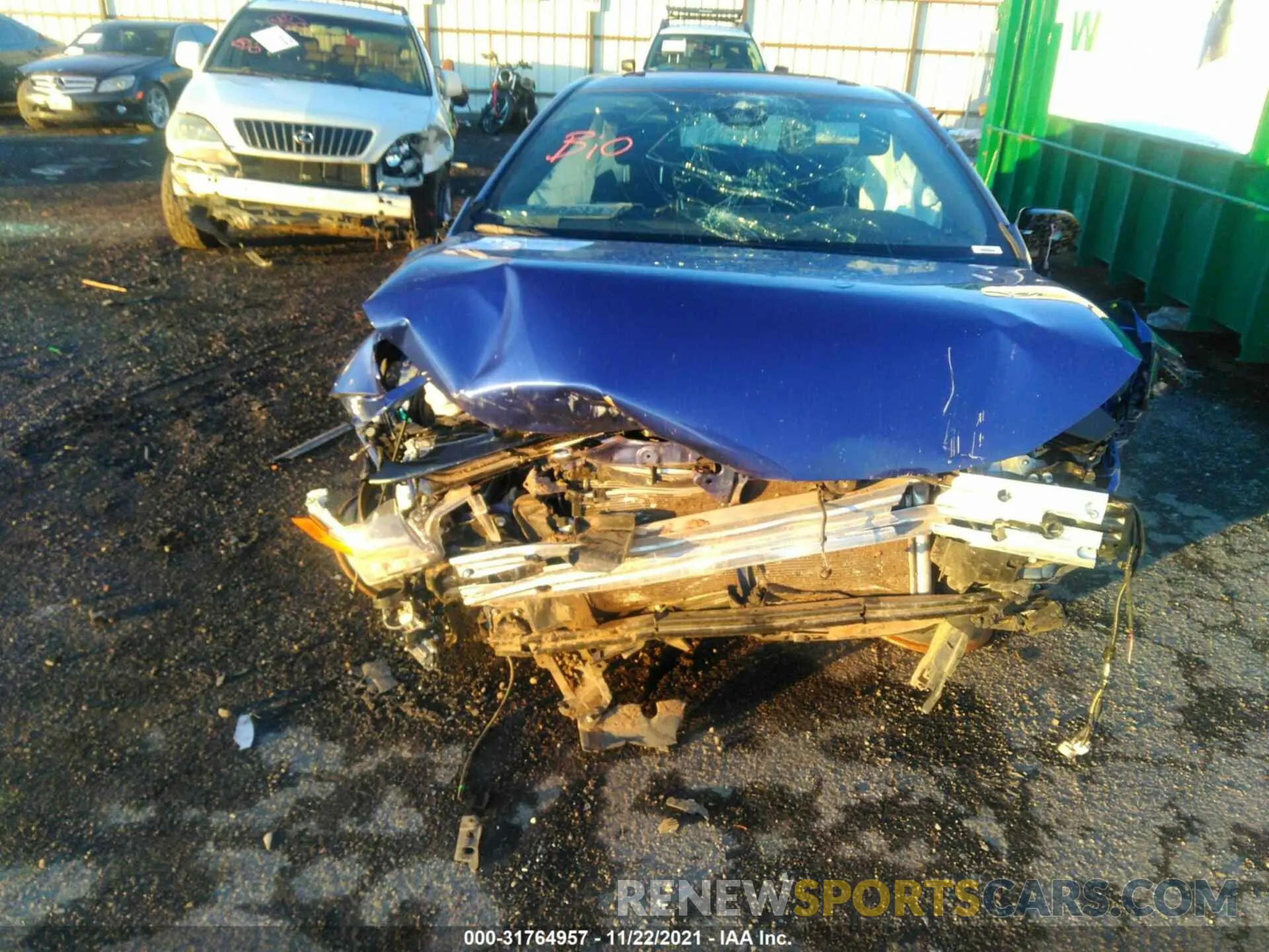 6 fotografías del automóvil dañado JTDP4MCE5MJ078615 TOYOTA COROLLA 2021