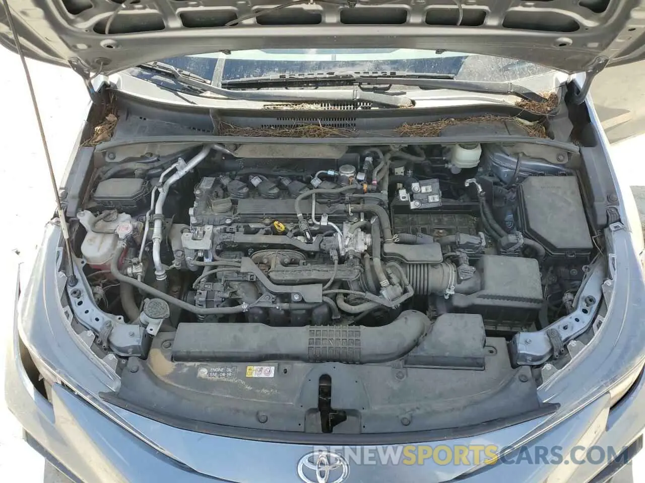 11 fotografías del automóvil dañado JTDP4MCE6MJ058938 TOYOTA COROLLA 2021