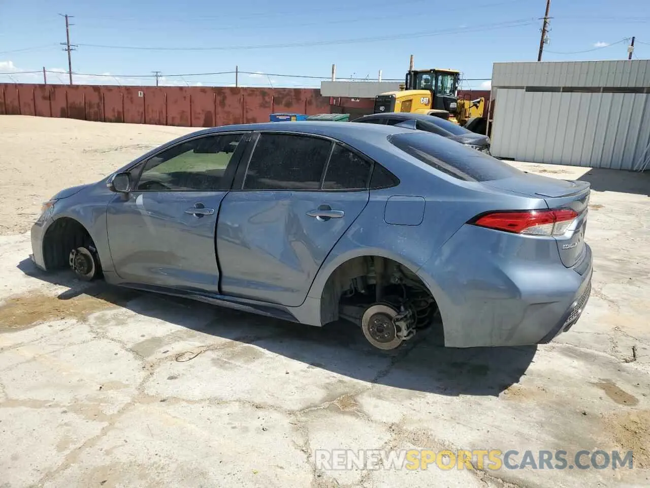 2 fotografías del automóvil dañado JTDP4MCE6MJ058938 TOYOTA COROLLA 2021