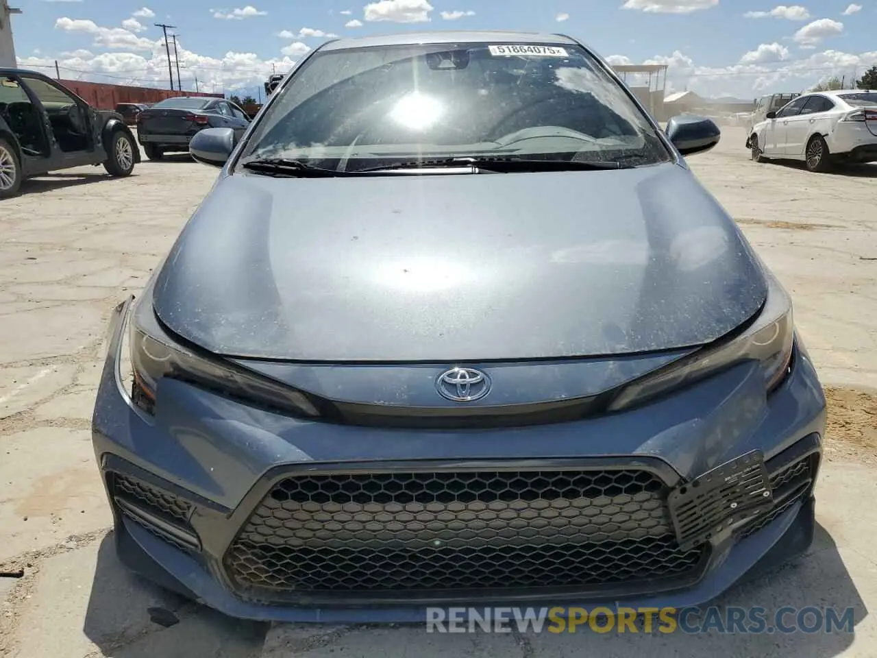 5 fotografías del automóvil dañado JTDP4MCE6MJ058938 TOYOTA COROLLA 2021