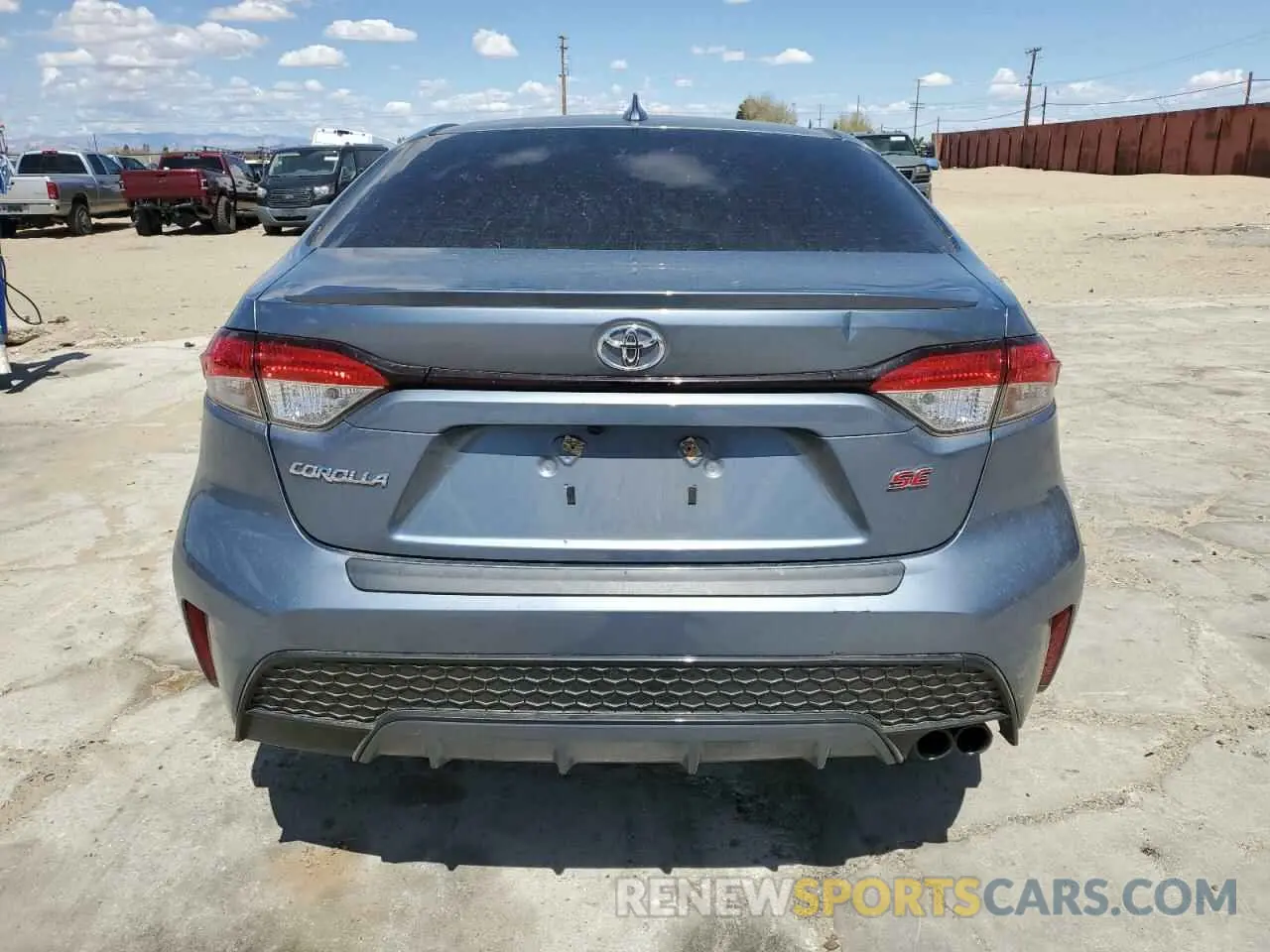 6 fotografías del automóvil dañado JTDP4MCE6MJ058938 TOYOTA COROLLA 2021