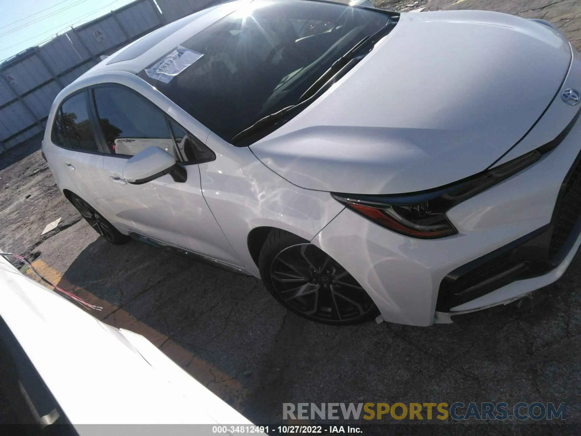 1 fotografías del automóvil dañado JTDP4MCE6MJ060785 TOYOTA COROLLA 2021