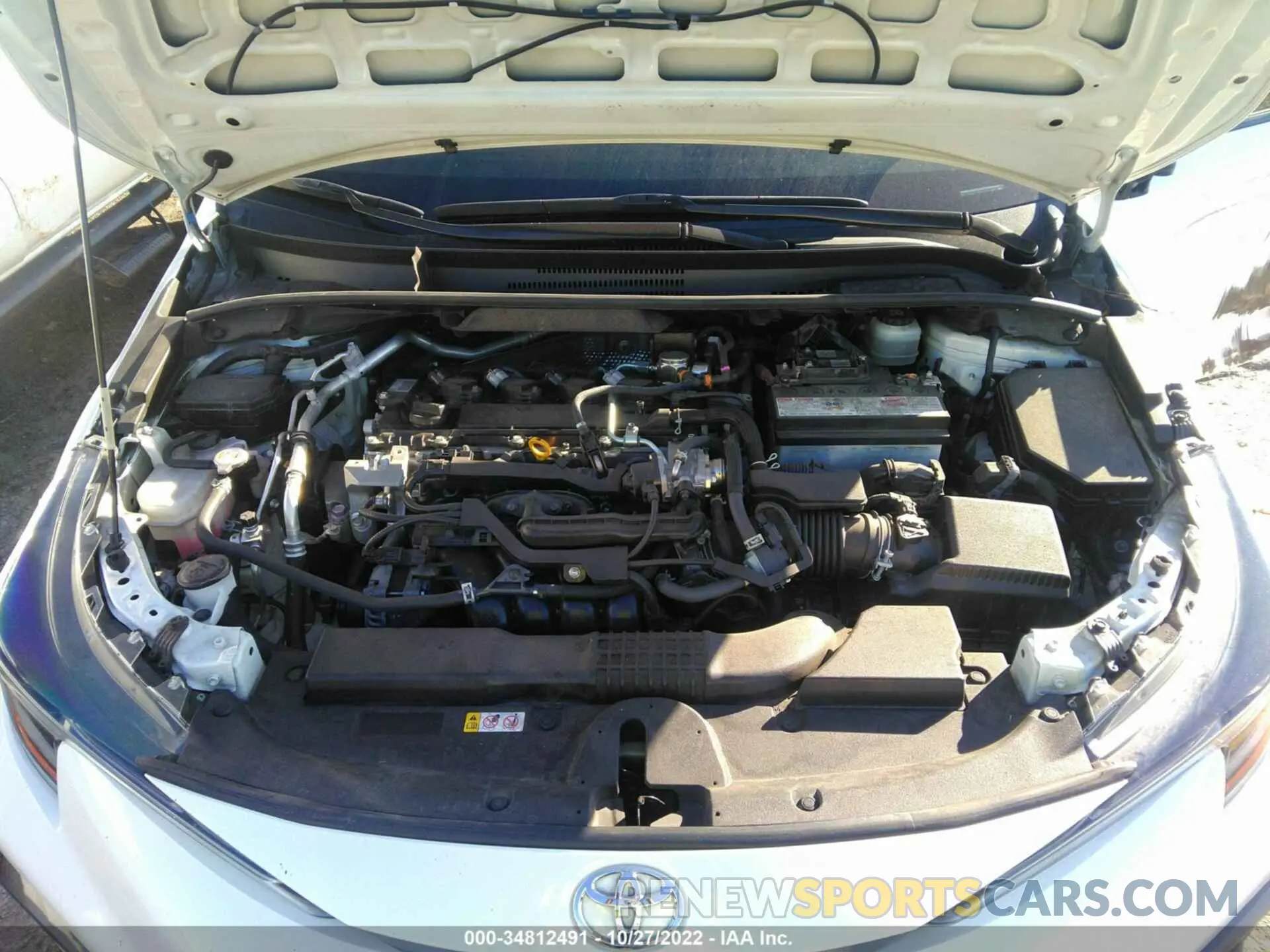 10 fotografías del automóvil dañado JTDP4MCE6MJ060785 TOYOTA COROLLA 2021