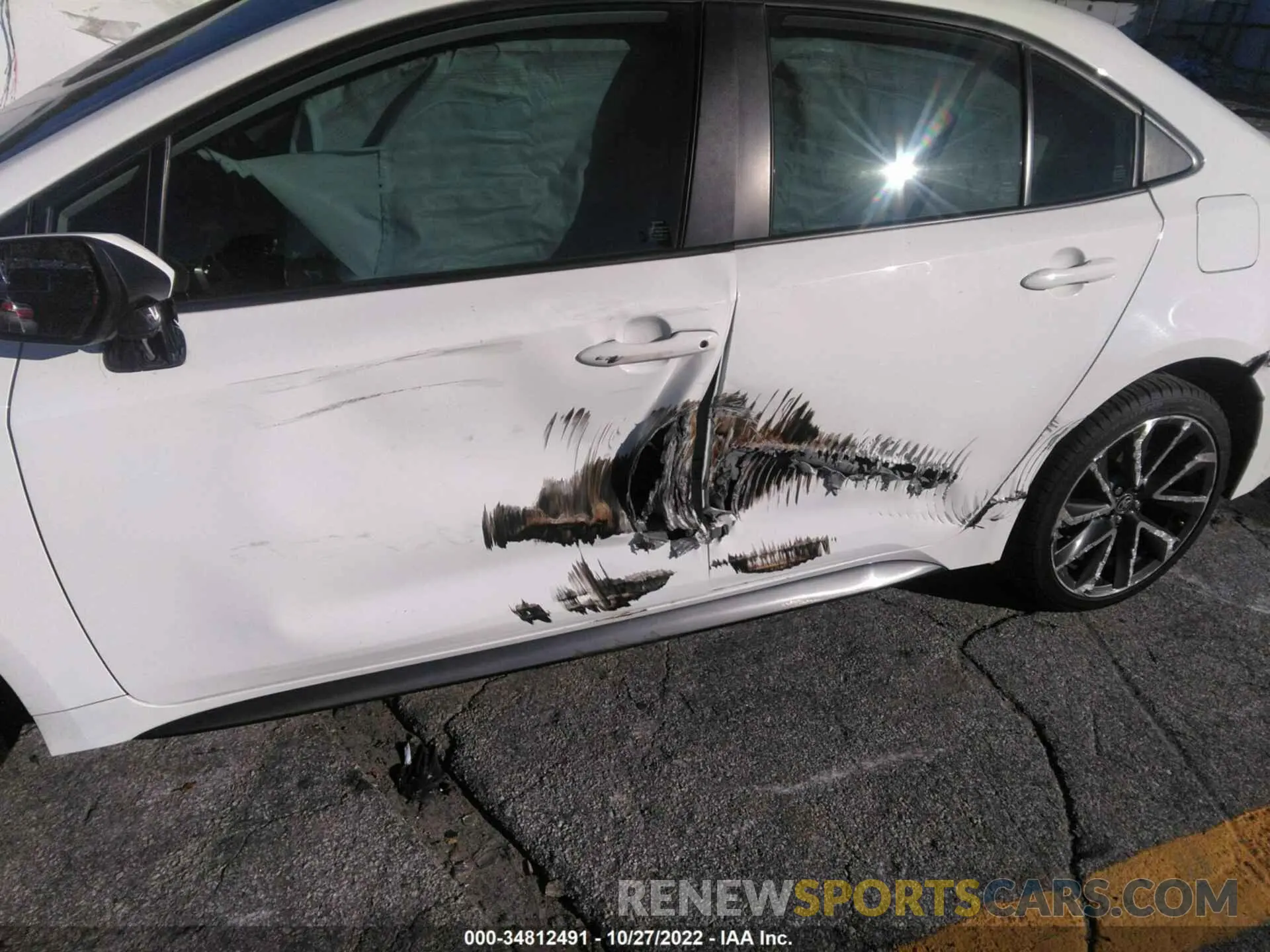 6 fotografías del automóvil dañado JTDP4MCE6MJ060785 TOYOTA COROLLA 2021