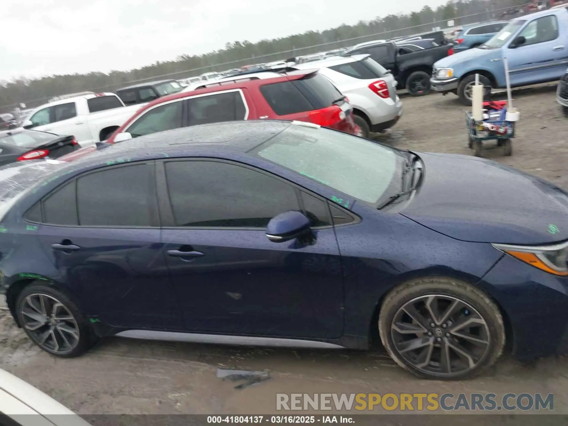 13 fotografías del automóvil dañado JTDP4MCE7MJ065672 TOYOTA COROLLA 2021