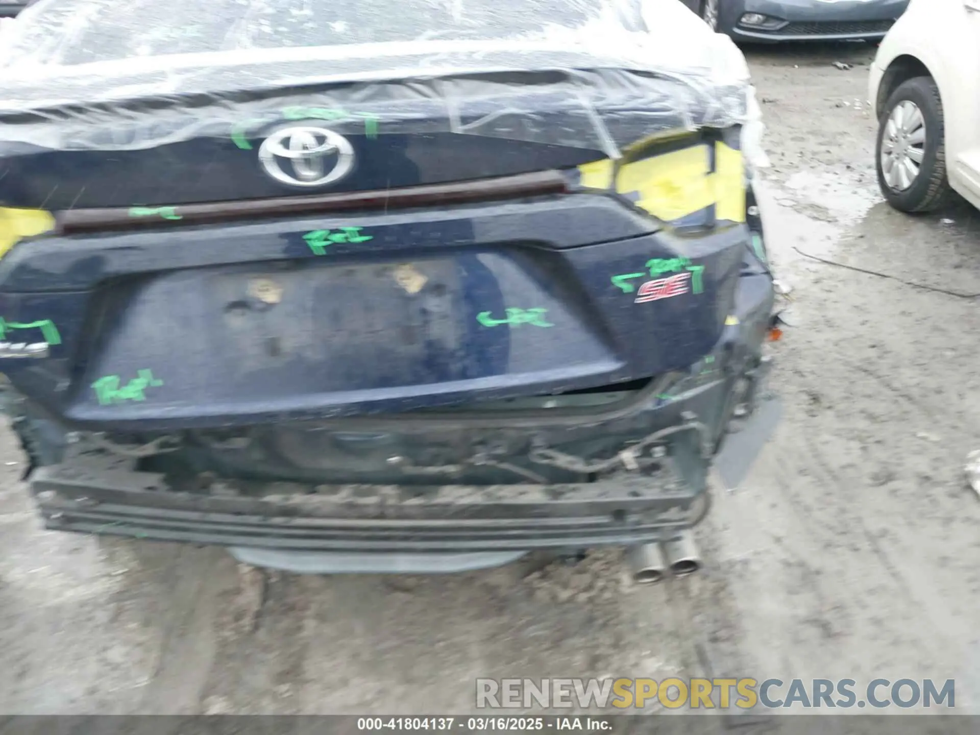 18 fotografías del automóvil dañado JTDP4MCE7MJ065672 TOYOTA COROLLA 2021