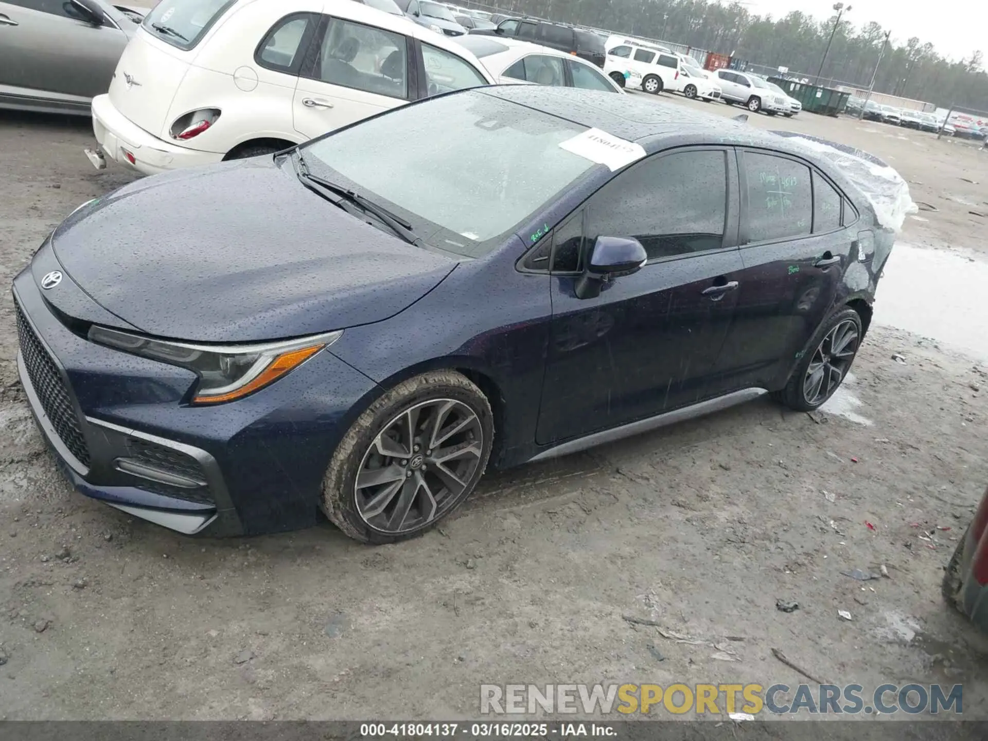 2 fotografías del automóvil dañado JTDP4MCE7MJ065672 TOYOTA COROLLA 2021