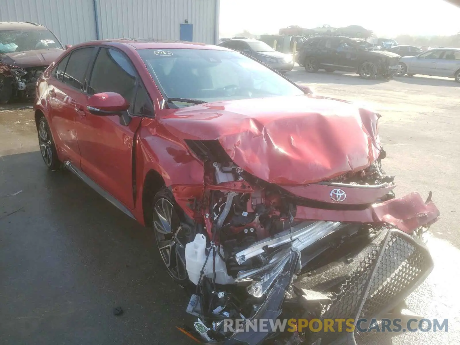 1 fotografías del automóvil dañado JTDP4MCE9MJ054821 TOYOTA COROLLA 2021