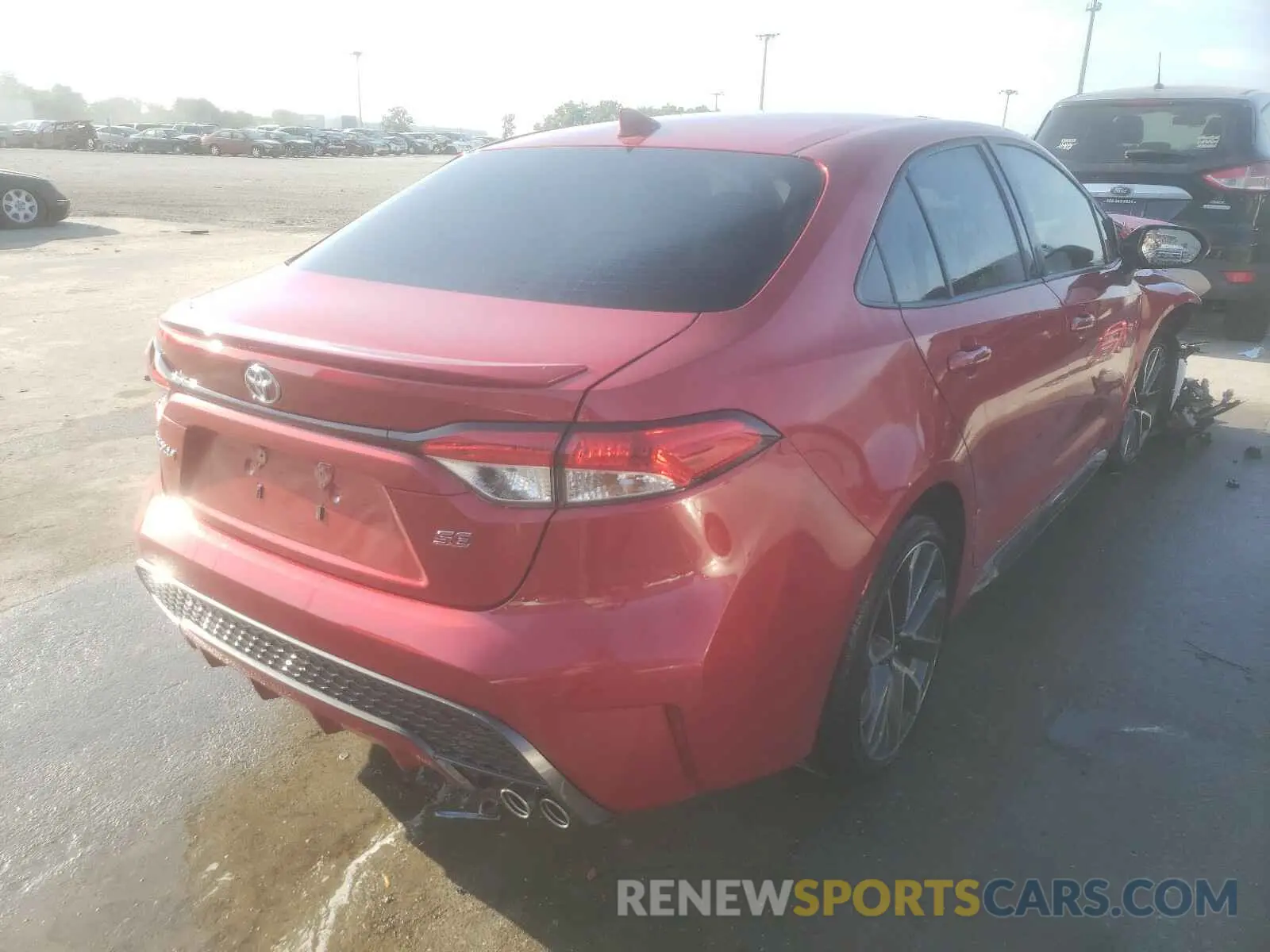 4 fotografías del automóvil dañado JTDP4MCE9MJ054821 TOYOTA COROLLA 2021