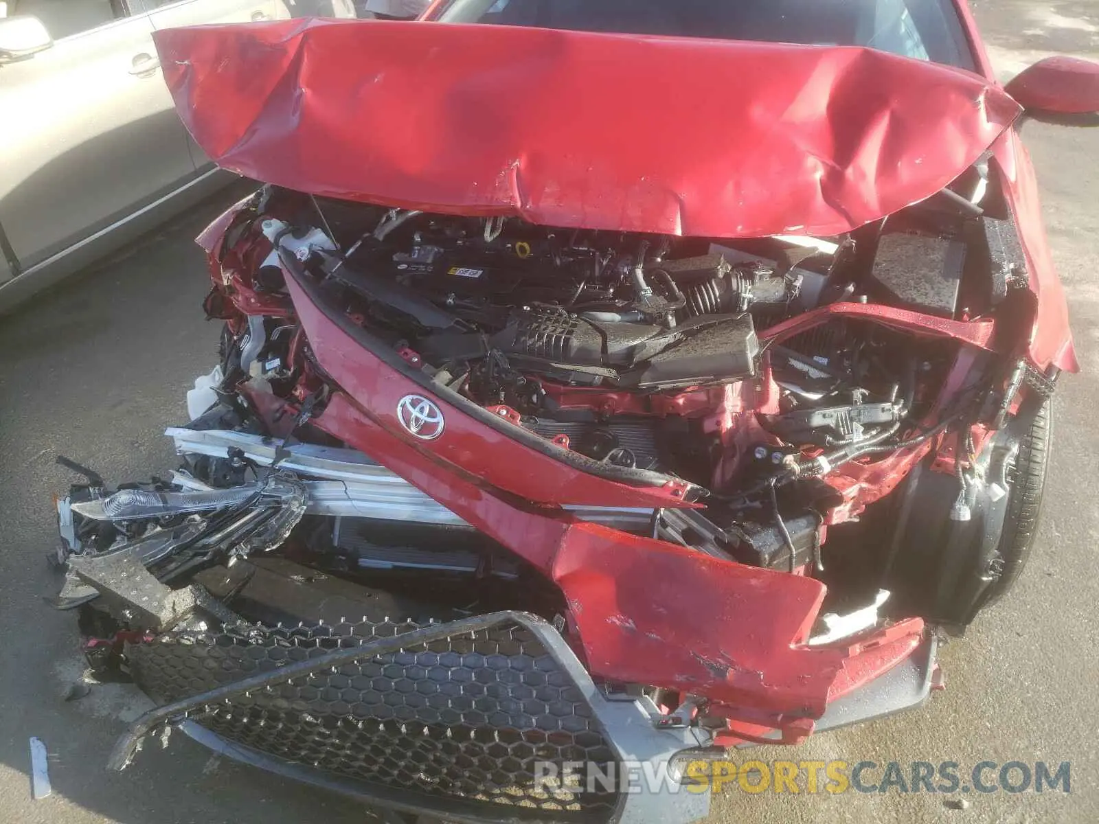 9 fotografías del automóvil dañado JTDP4MCE9MJ054821 TOYOTA COROLLA 2021