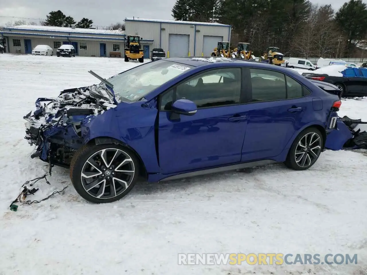 1 fotografías del automóvil dañado JTDP4MCE9MJ069173 TOYOTA COROLLA 2021