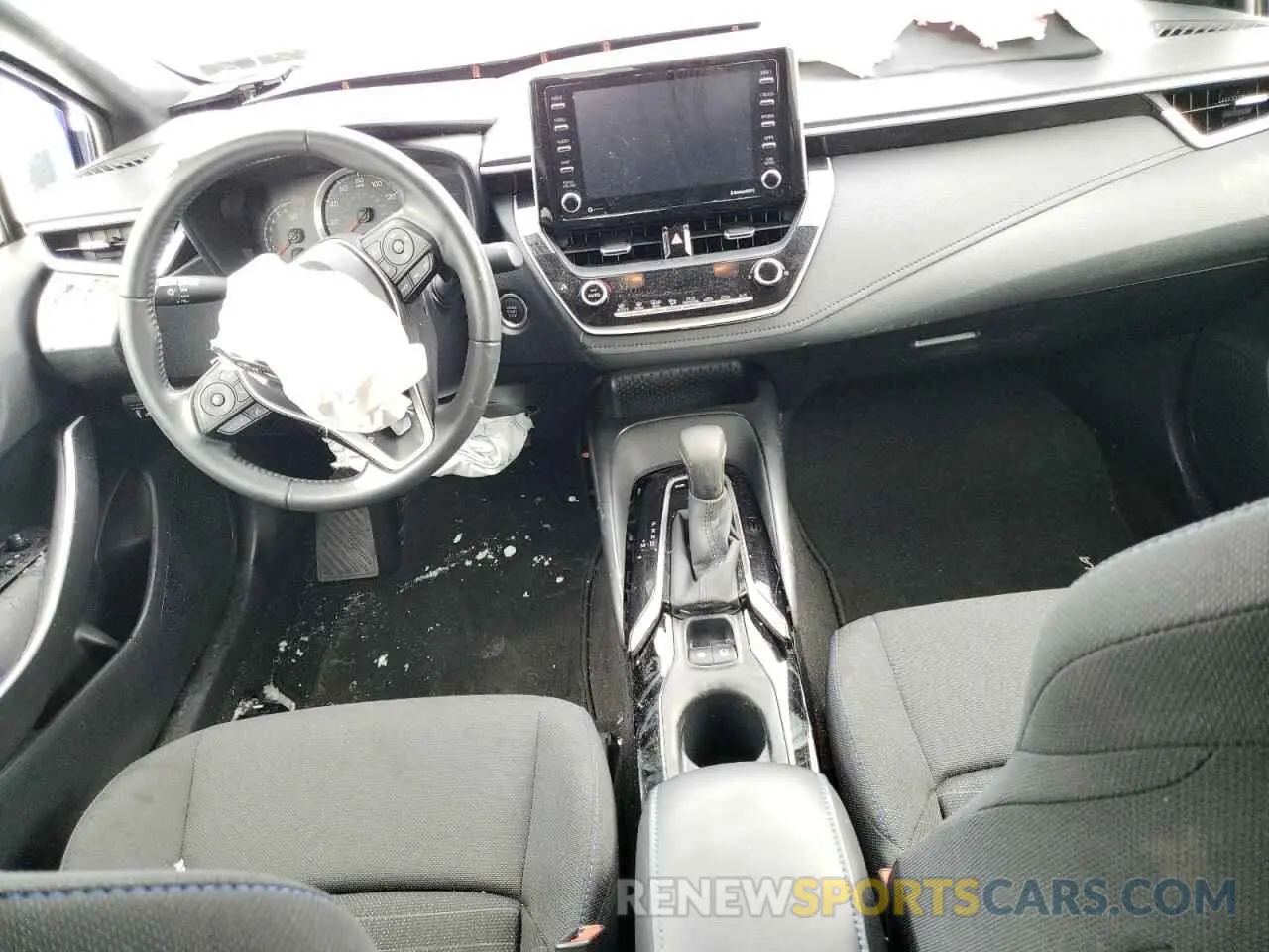 8 fotografías del automóvil dañado JTDP4MCE9MJ069173 TOYOTA COROLLA 2021