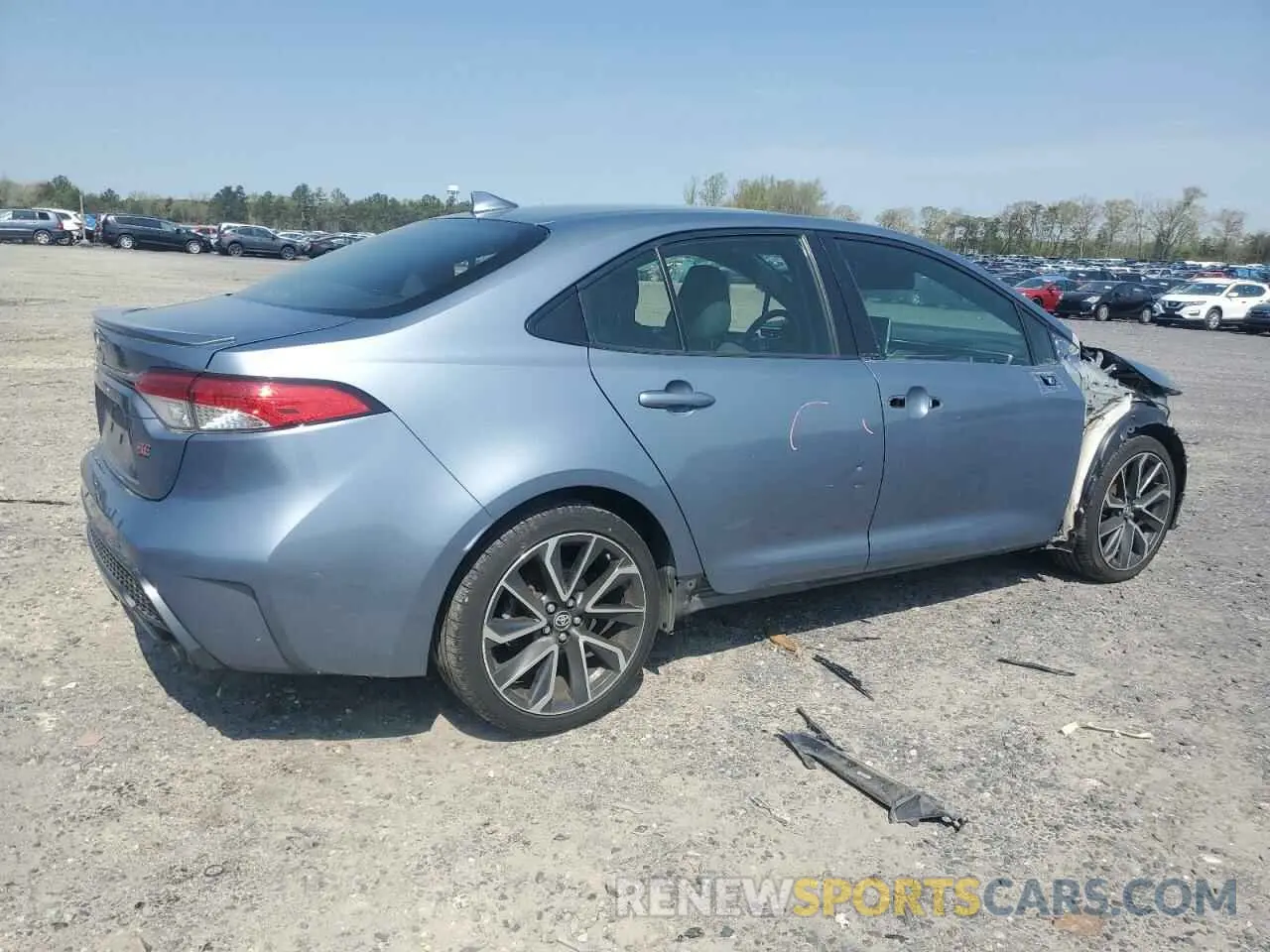 3 fotografías del automóvil dañado JTDP4MCEXMJ054231 TOYOTA COROLLA 2021