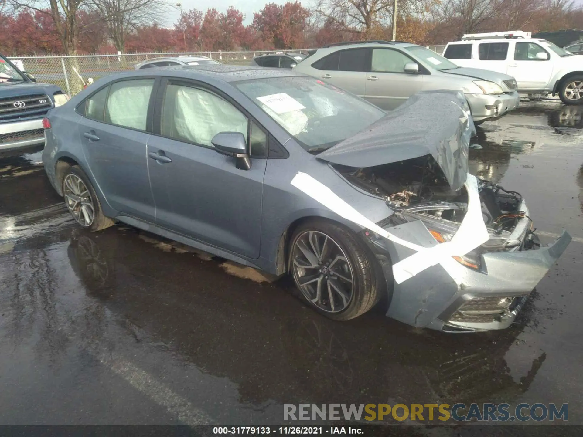 1 fotografías del automóvil dañado JTDP4MCEXMJ070722 TOYOTA COROLLA 2021