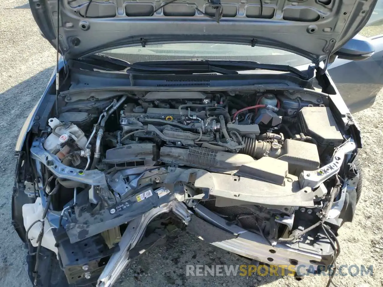 11 fotografías del automóvil dañado JTDP4MCEXMJ080540 TOYOTA COROLLA 2021