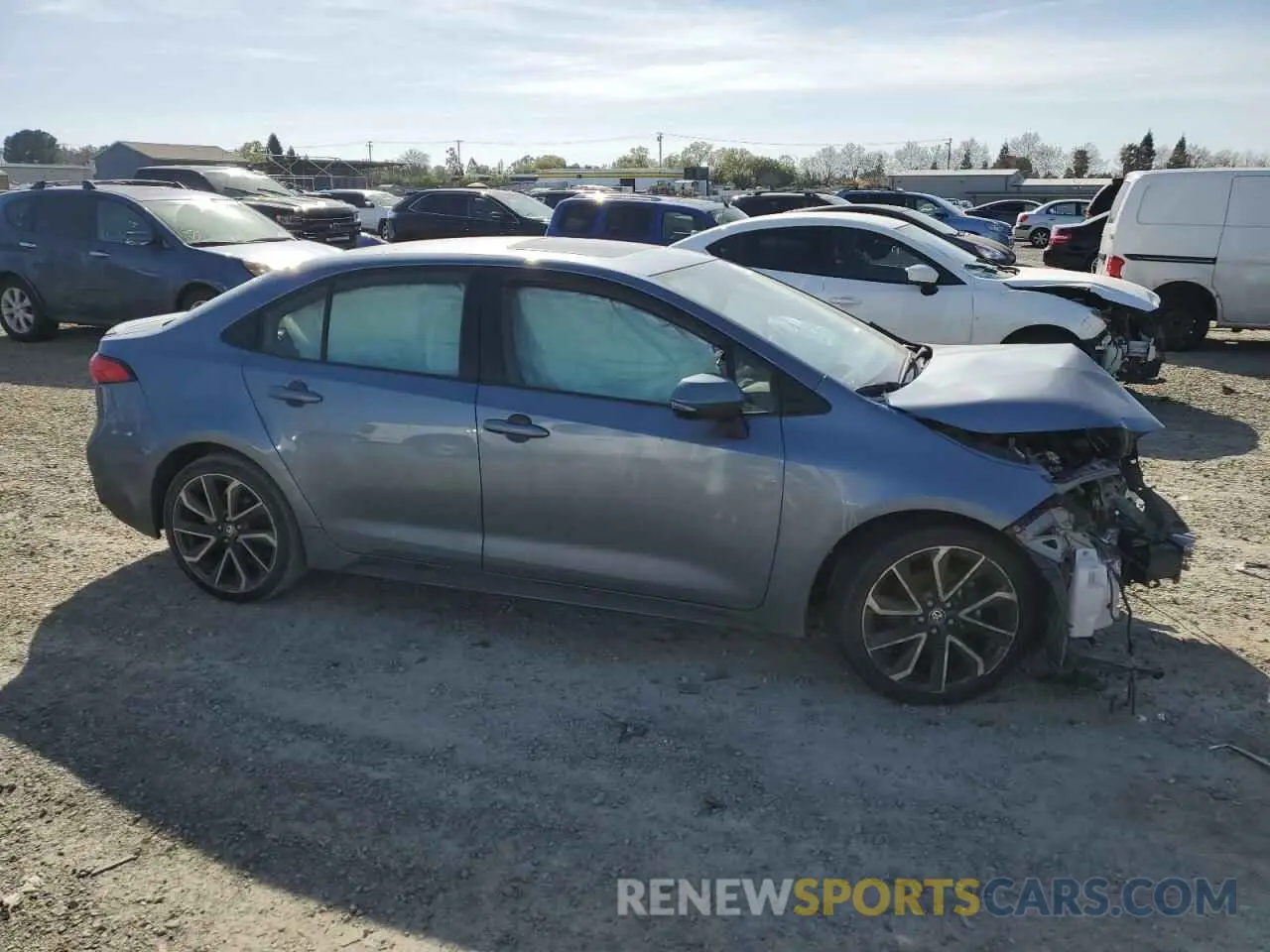 4 fotografías del automóvil dañado JTDP4MCEXMJ080540 TOYOTA COROLLA 2021