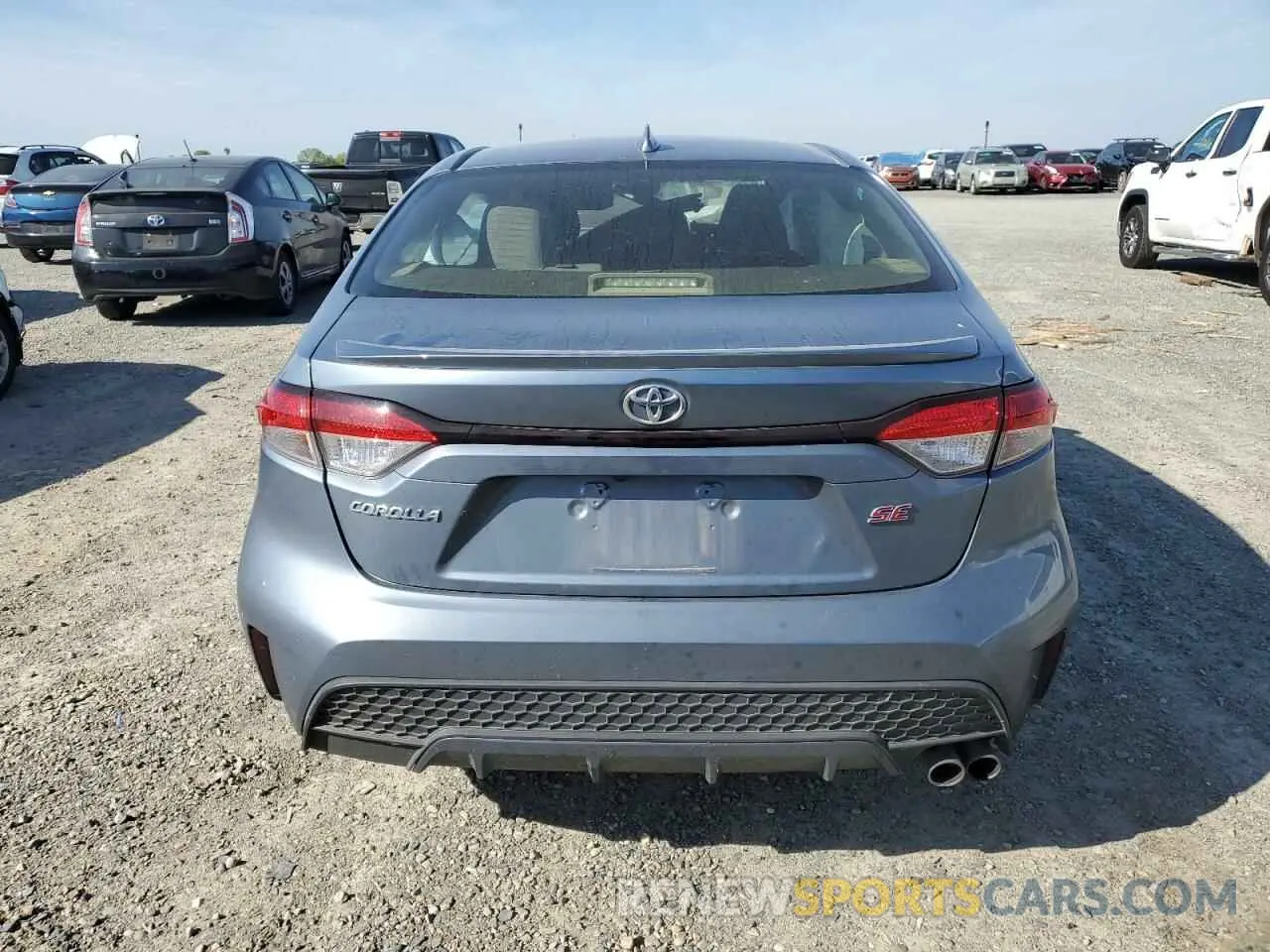 6 fotografías del automóvil dañado JTDP4MCEXMJ080540 TOYOTA COROLLA 2021