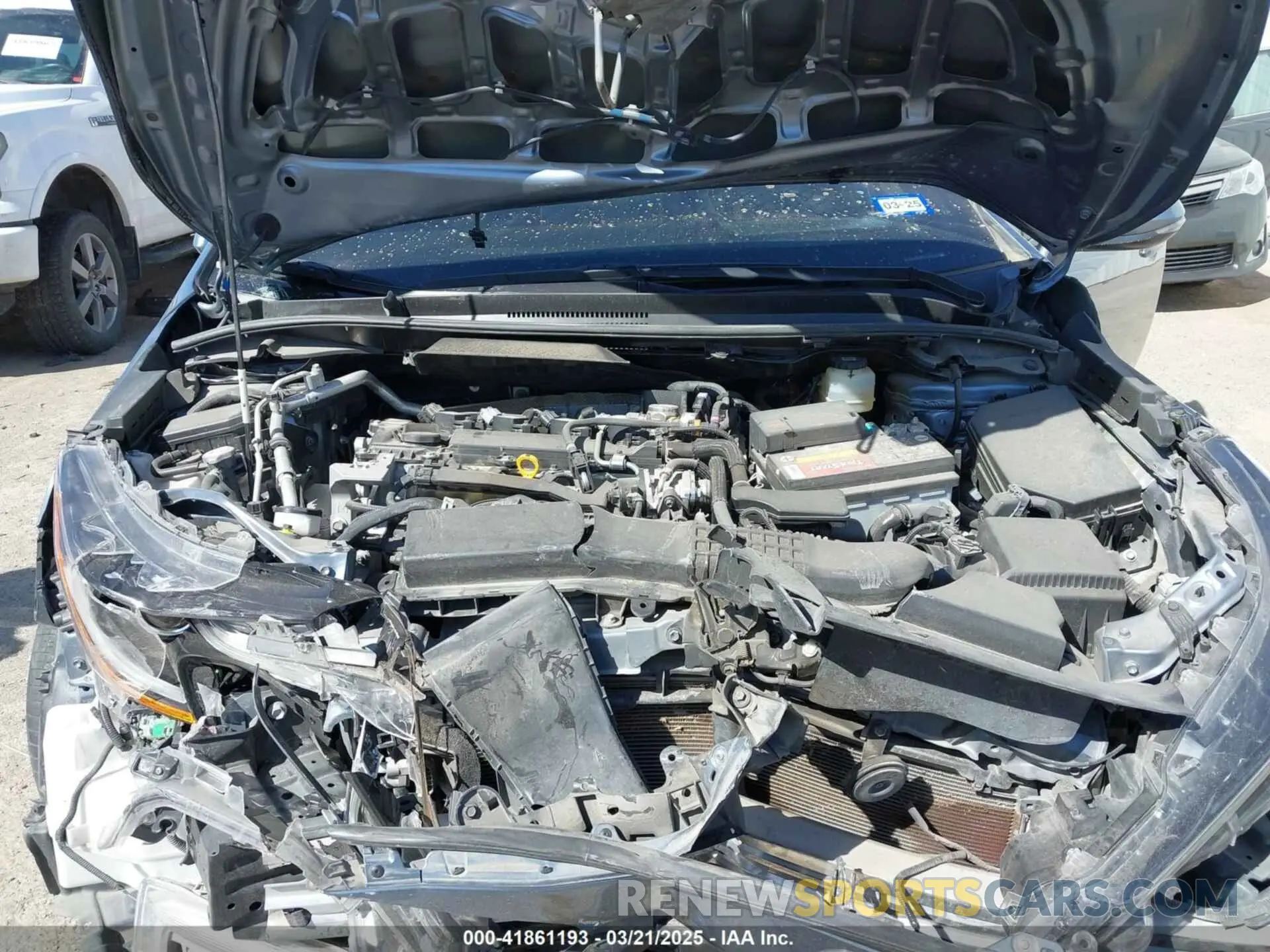 10 fotografías del automóvil dañado JTDS4MCE1MJ064074 TOYOTA COROLLA 2021