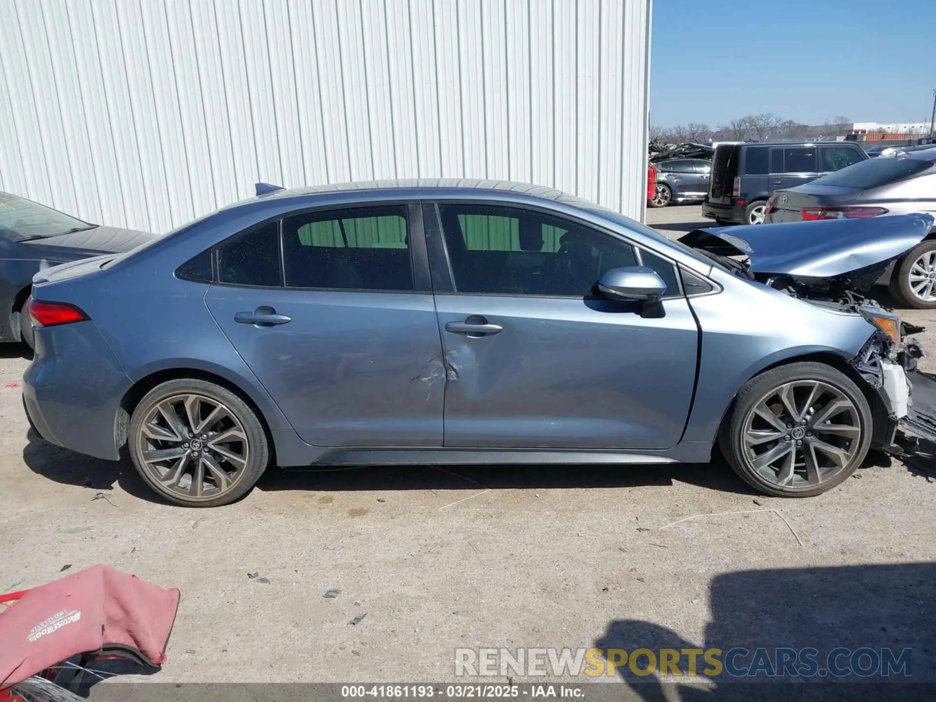 13 fotografías del automóvil dañado JTDS4MCE1MJ064074 TOYOTA COROLLA 2021