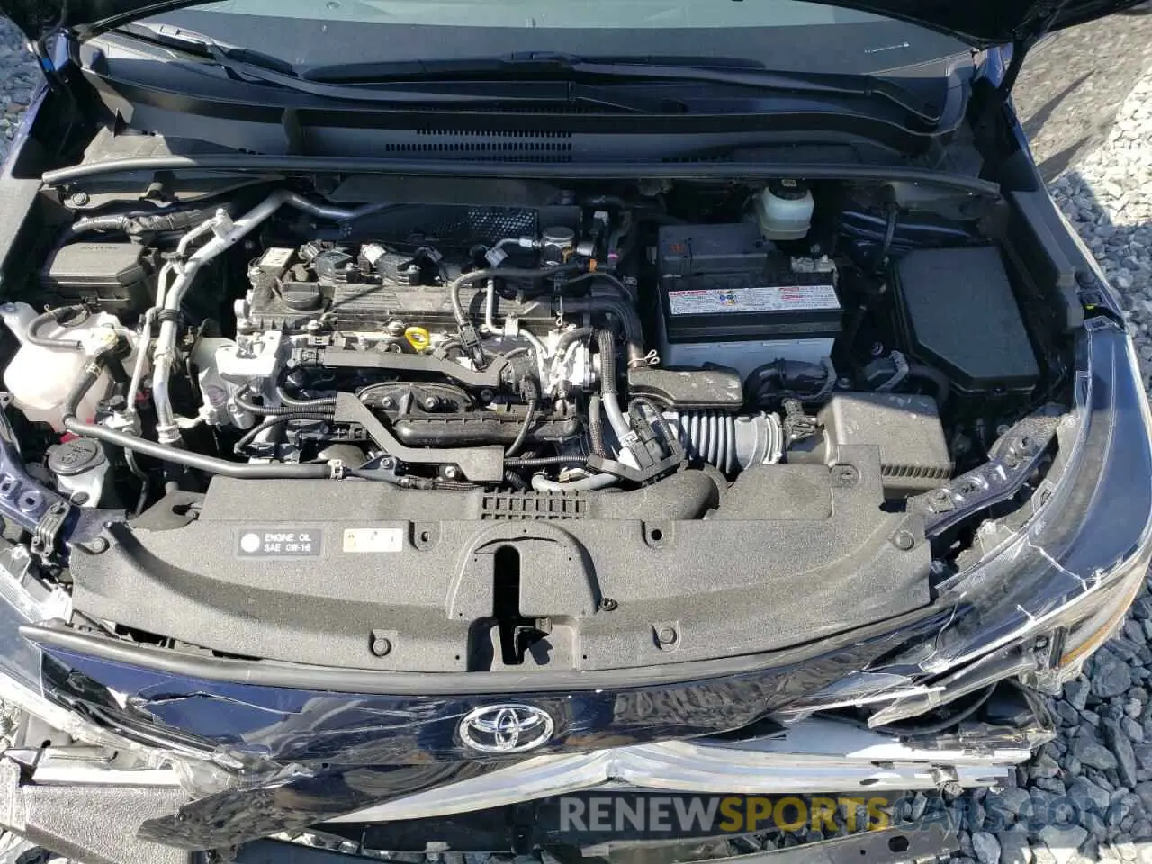 11 fotografías del automóvil dañado JTDS4MCE1MJ064950 TOYOTA COROLLA 2021