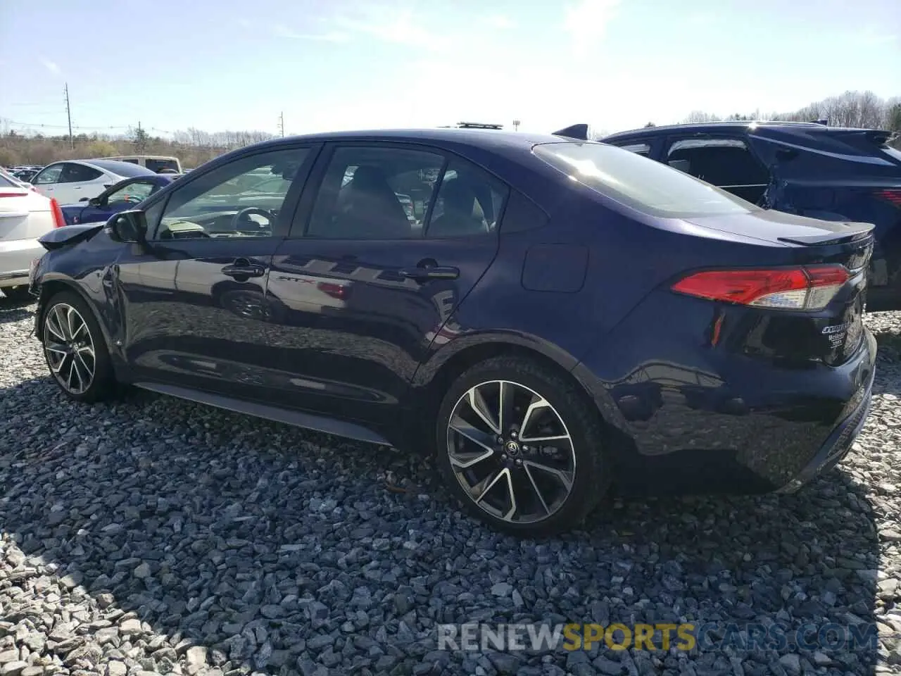 2 fotografías del automóvil dañado JTDS4MCE1MJ064950 TOYOTA COROLLA 2021