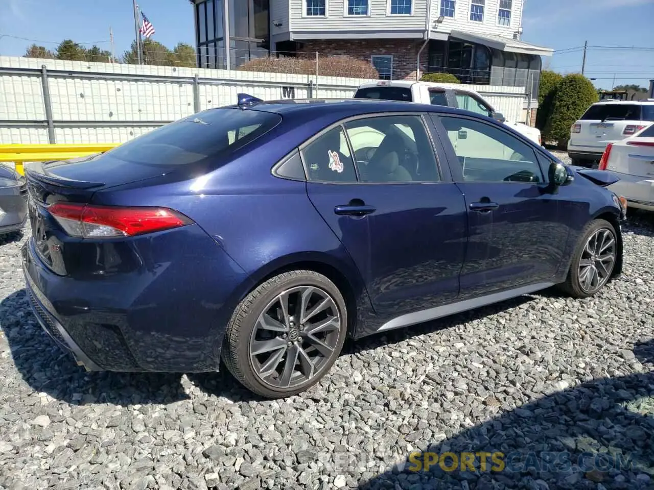 3 fotografías del automóvil dañado JTDS4MCE1MJ064950 TOYOTA COROLLA 2021