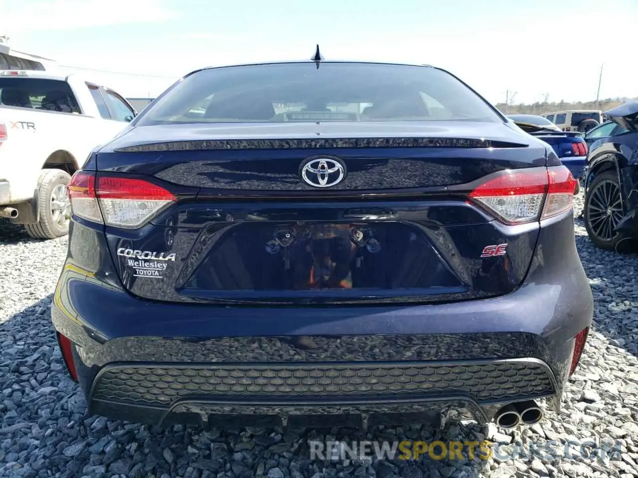 6 fotografías del automóvil dañado JTDS4MCE1MJ064950 TOYOTA COROLLA 2021