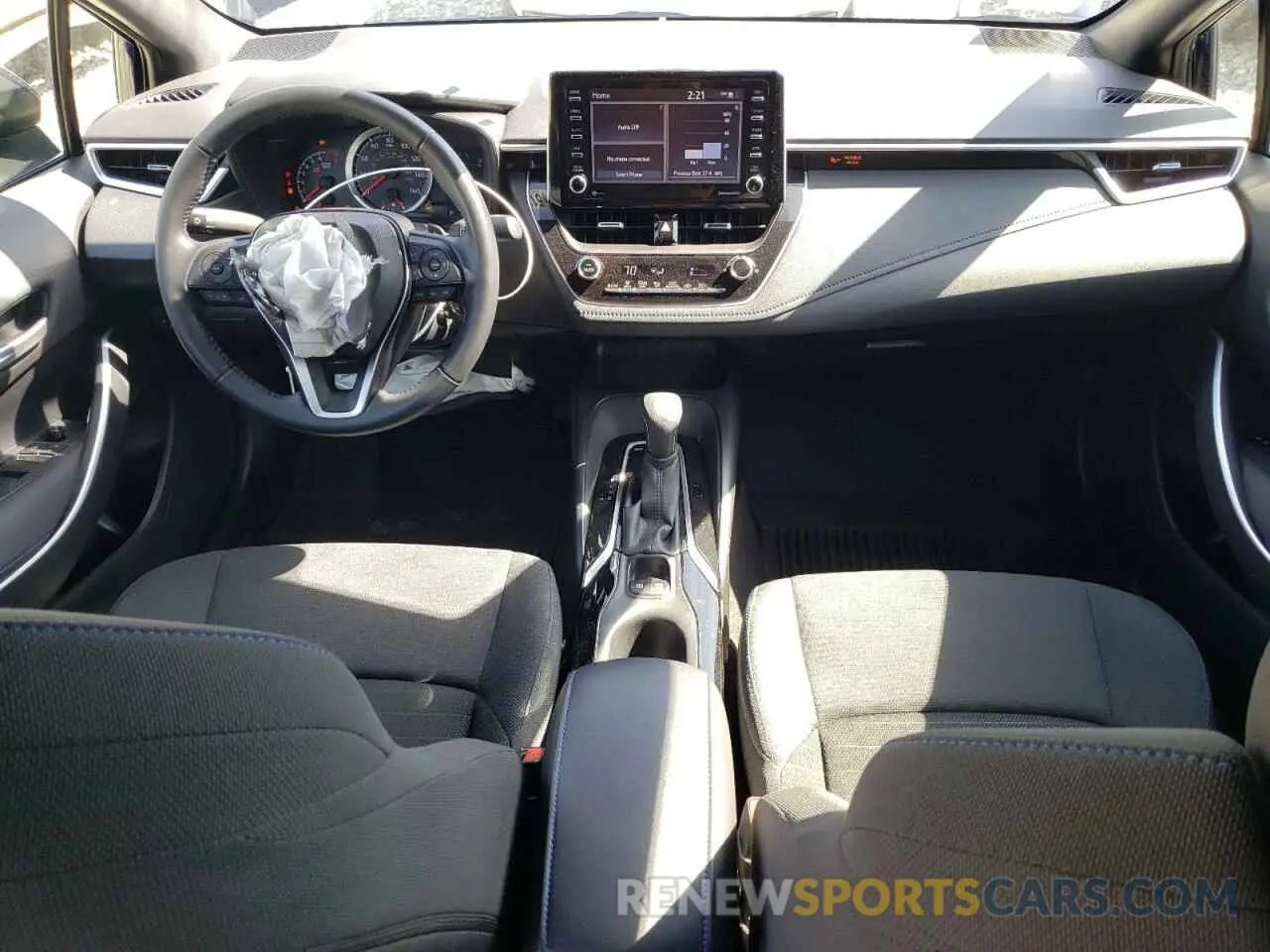 8 fotografías del automóvil dañado JTDS4MCE1MJ064950 TOYOTA COROLLA 2021