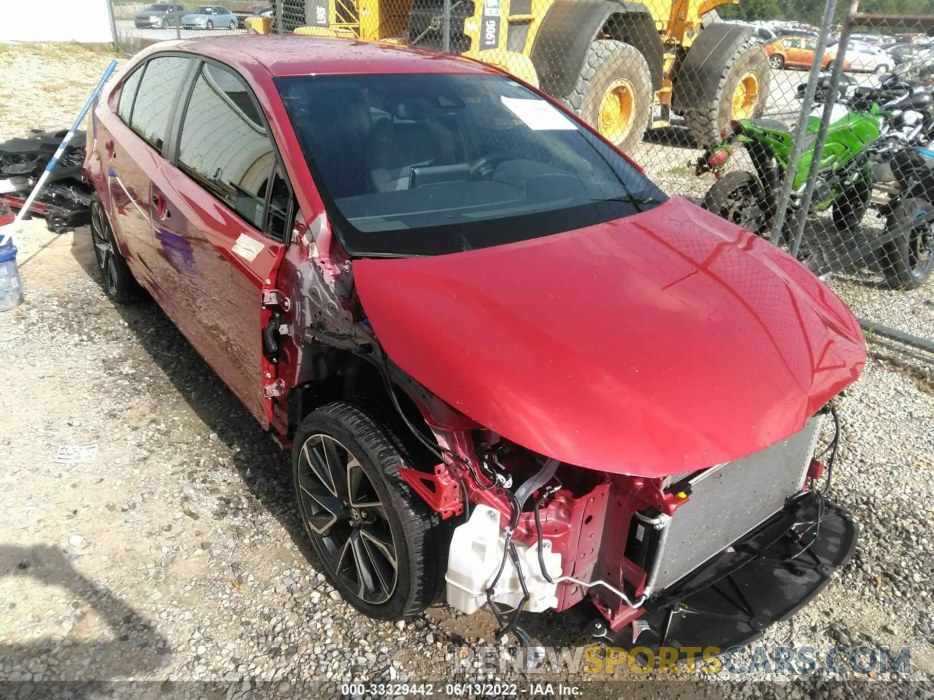 1 fotografías del automóvil dañado JTDS4MCE1MJ068710 TOYOTA COROLLA 2021