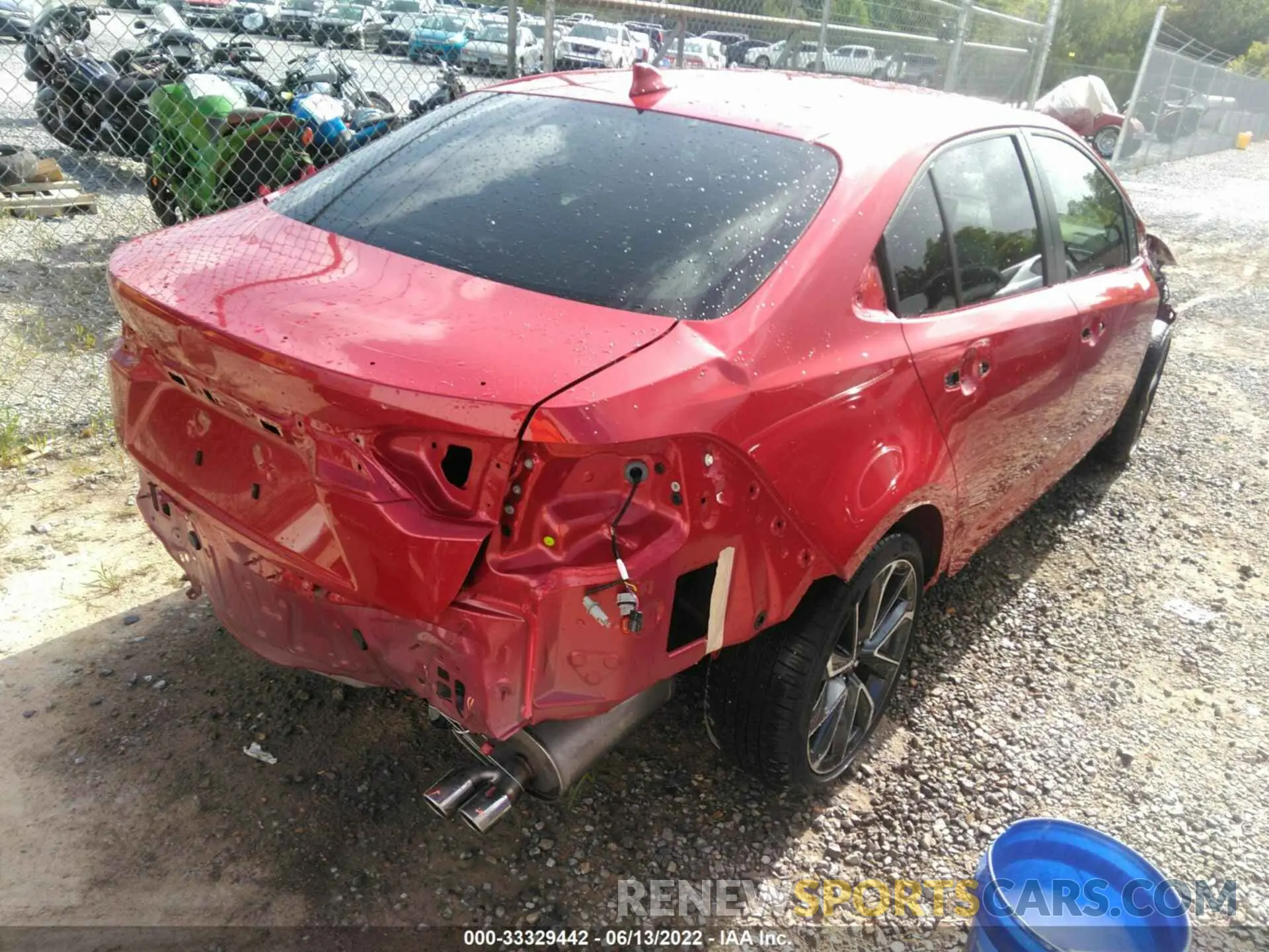 4 fotografías del automóvil dañado JTDS4MCE1MJ068710 TOYOTA COROLLA 2021