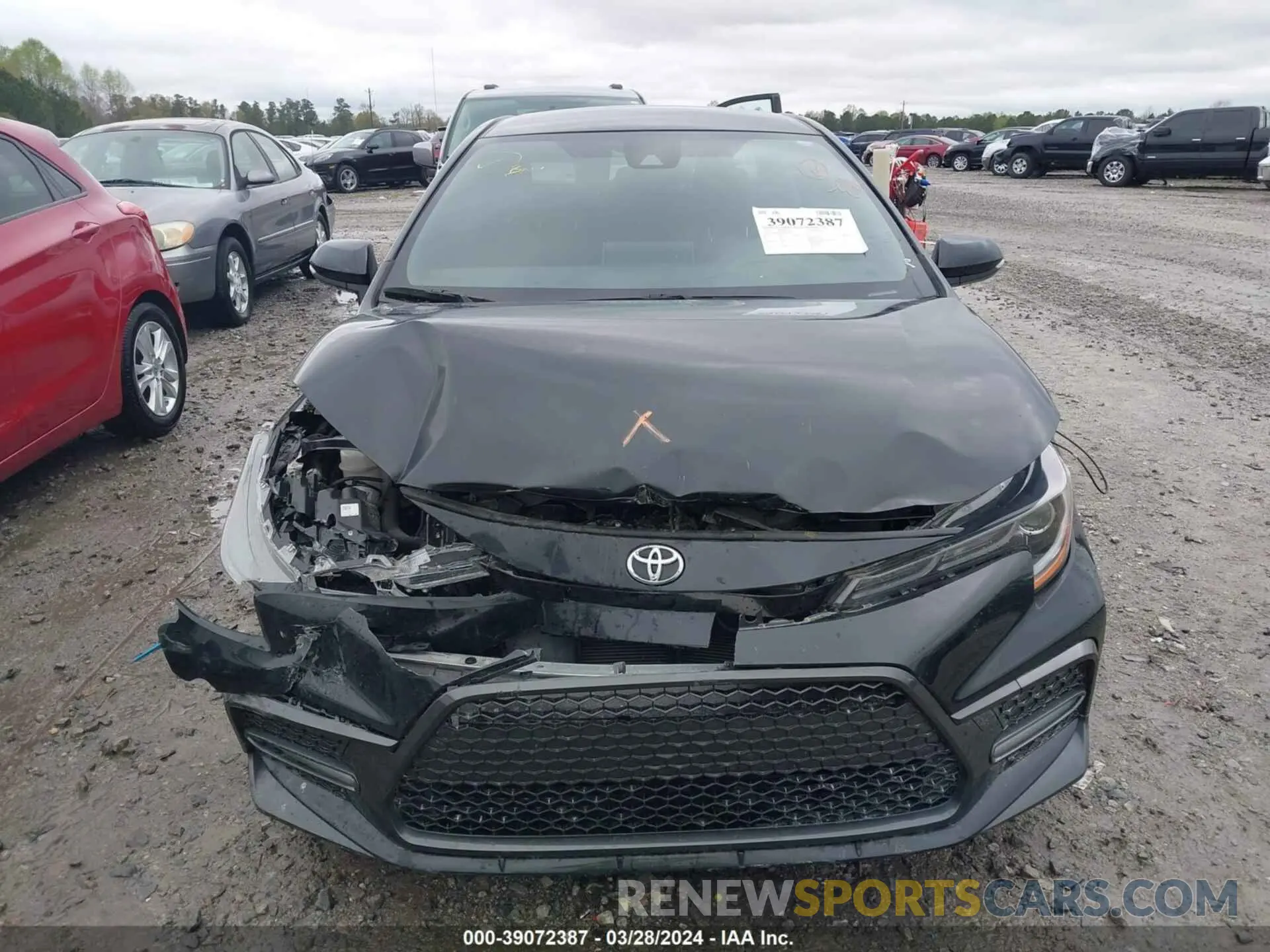 12 fotografías del automóvil dañado JTDS4MCE1MJ072465 TOYOTA COROLLA 2021