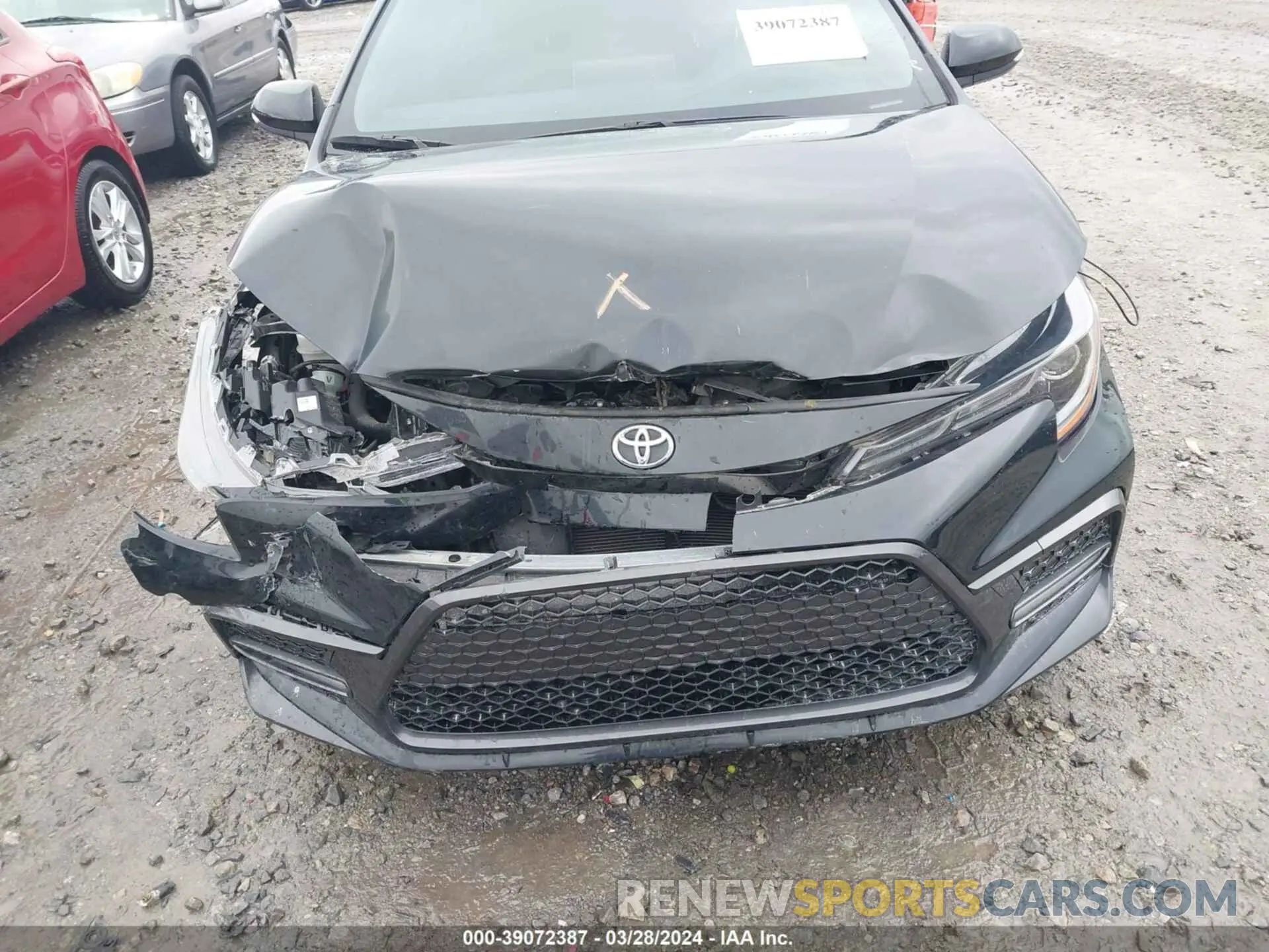 20 fotografías del automóvil dañado JTDS4MCE1MJ072465 TOYOTA COROLLA 2021