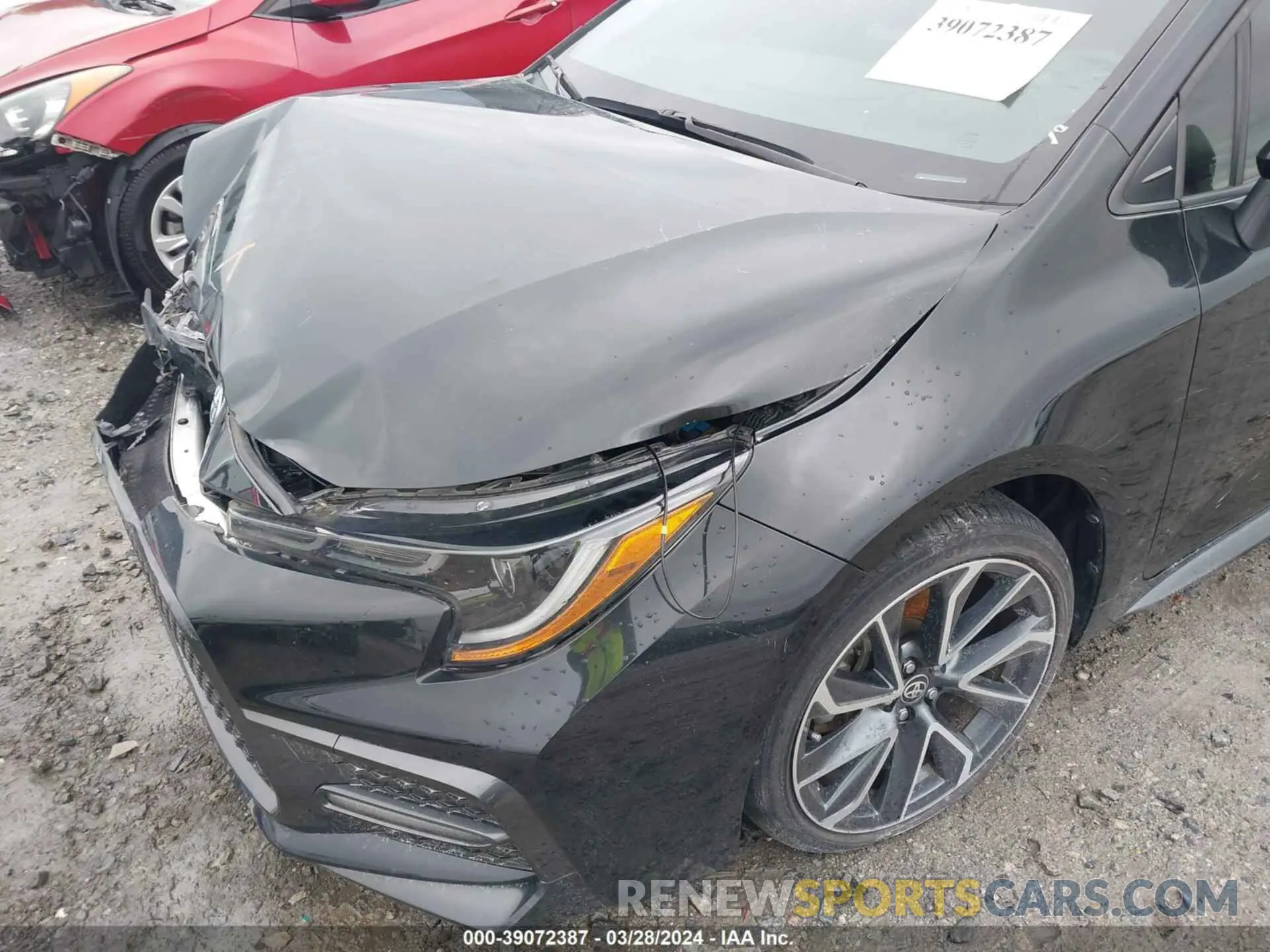 21 fotografías del automóvil dañado JTDS4MCE1MJ072465 TOYOTA COROLLA 2021