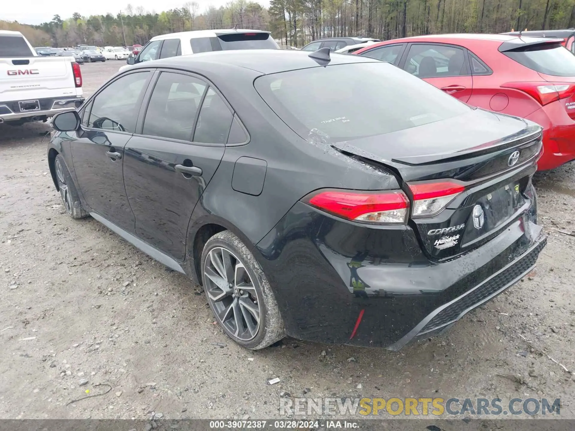 3 fotografías del automóvil dañado JTDS4MCE1MJ072465 TOYOTA COROLLA 2021